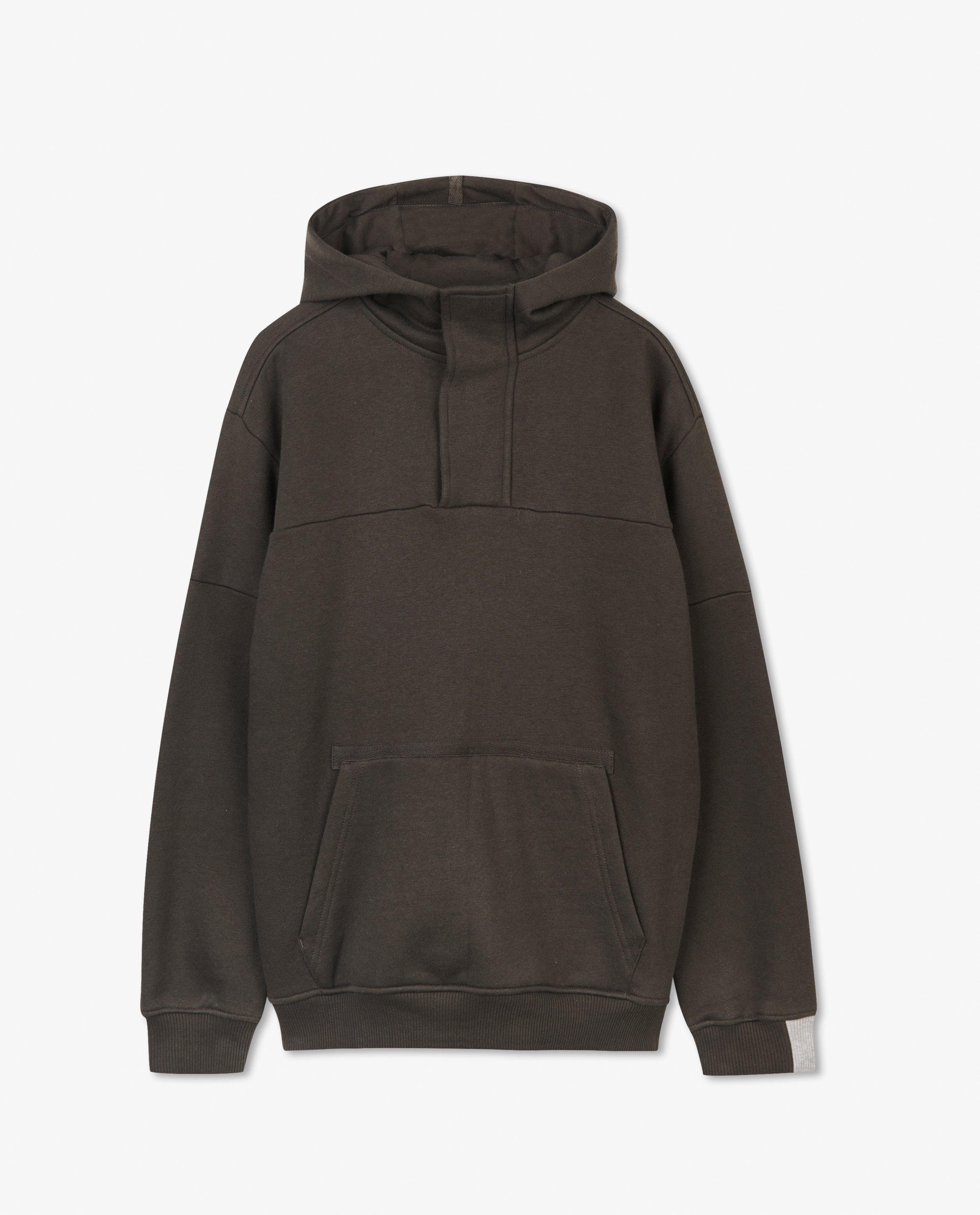 Sweaters - Donkergrijze hoodie #LikeMe