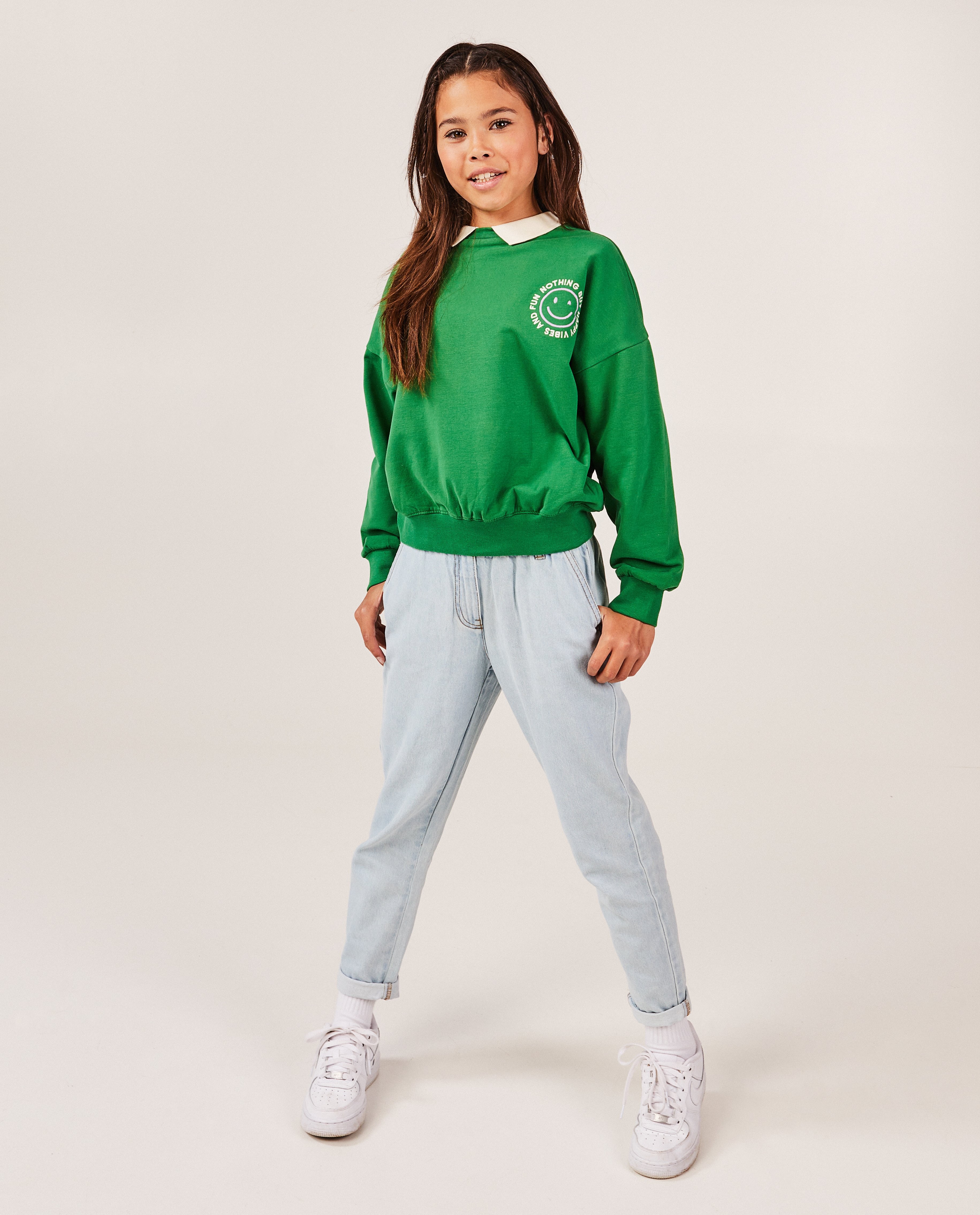 Lichtblauwe jeans - met elastische taille - JBC