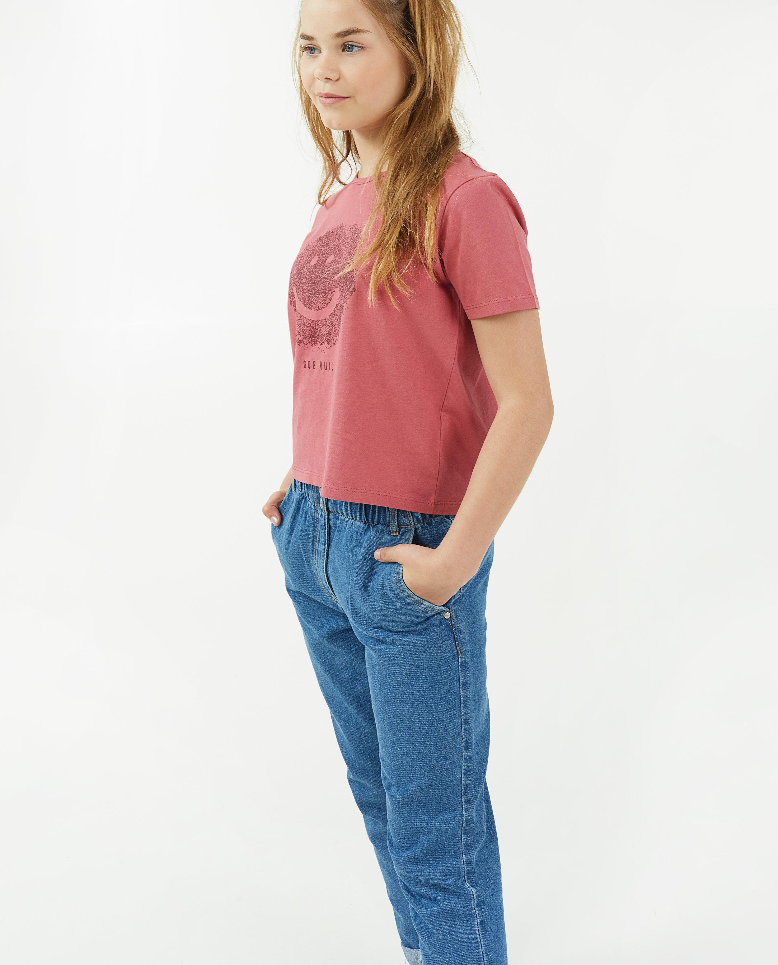 Jeans - Blauwe jeans, mom fit