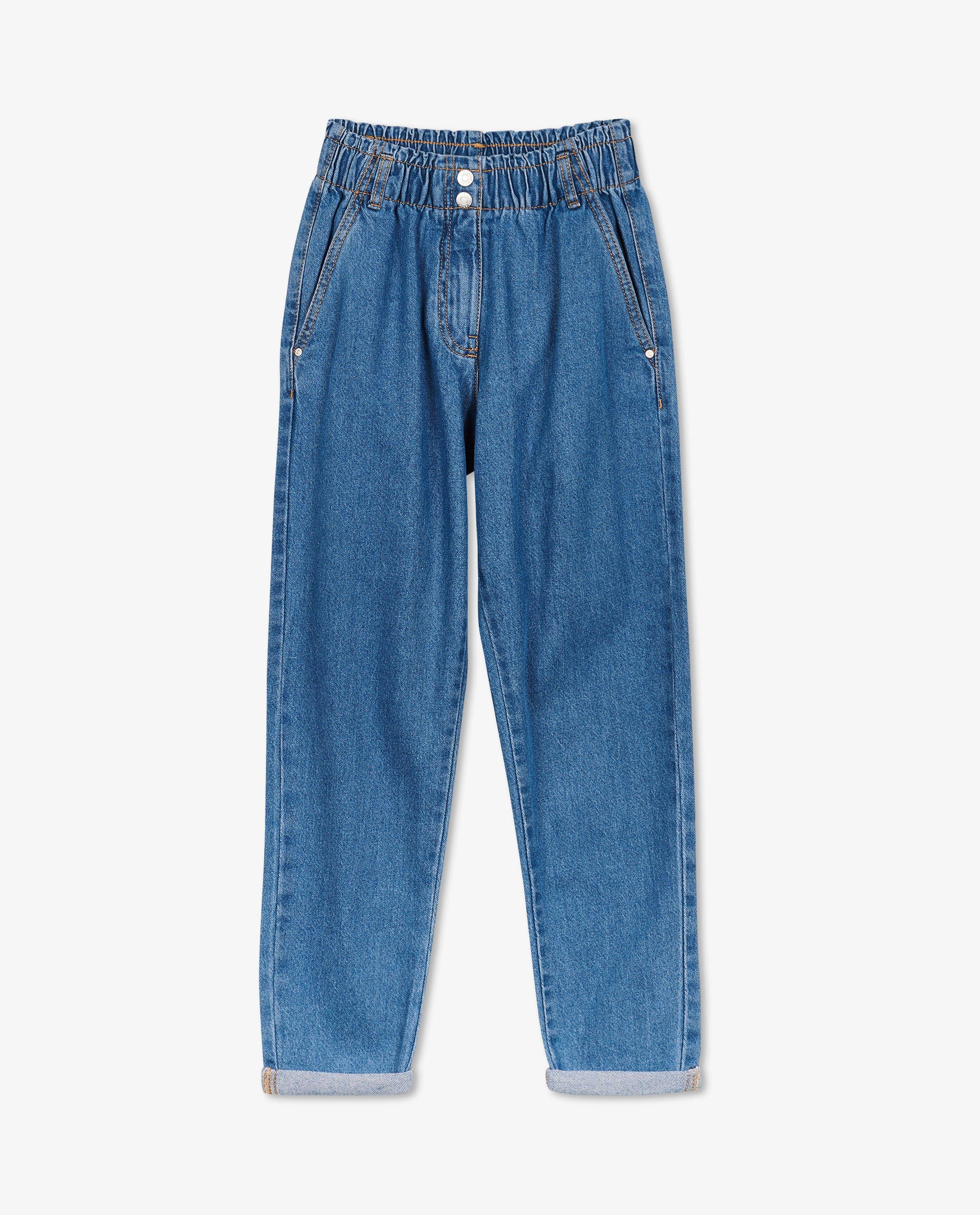 Jeans - Blauwe jeans, mom fit