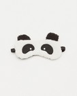 Panda-slaapmasker van teddy - in zwart en wit - JBC