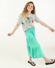 Cropped T-shirt met opschrift - boxy fit - Fish & Chips