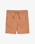 Shorts - Short molletonné brun