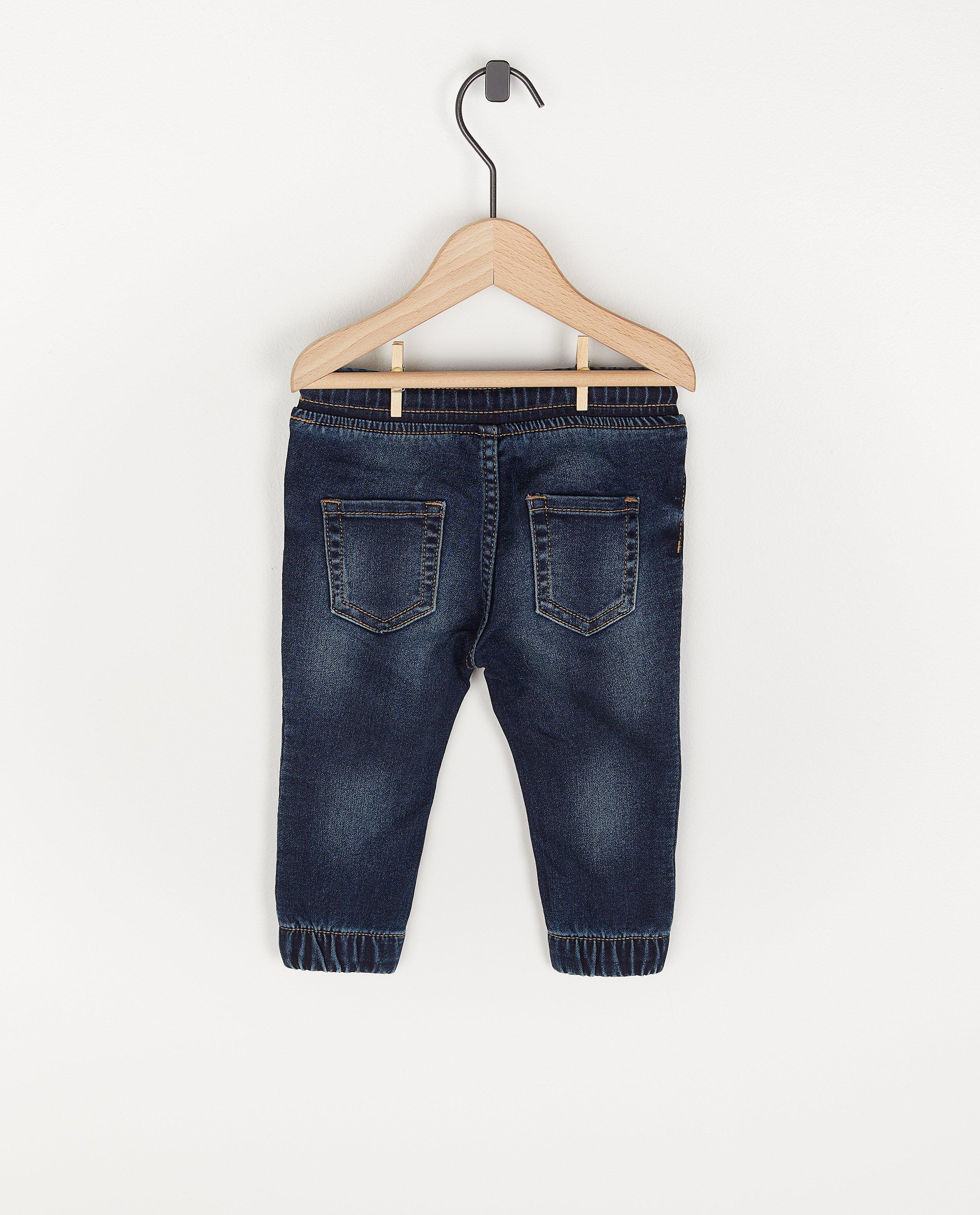 Jeans - Sweat denim broekje unisex