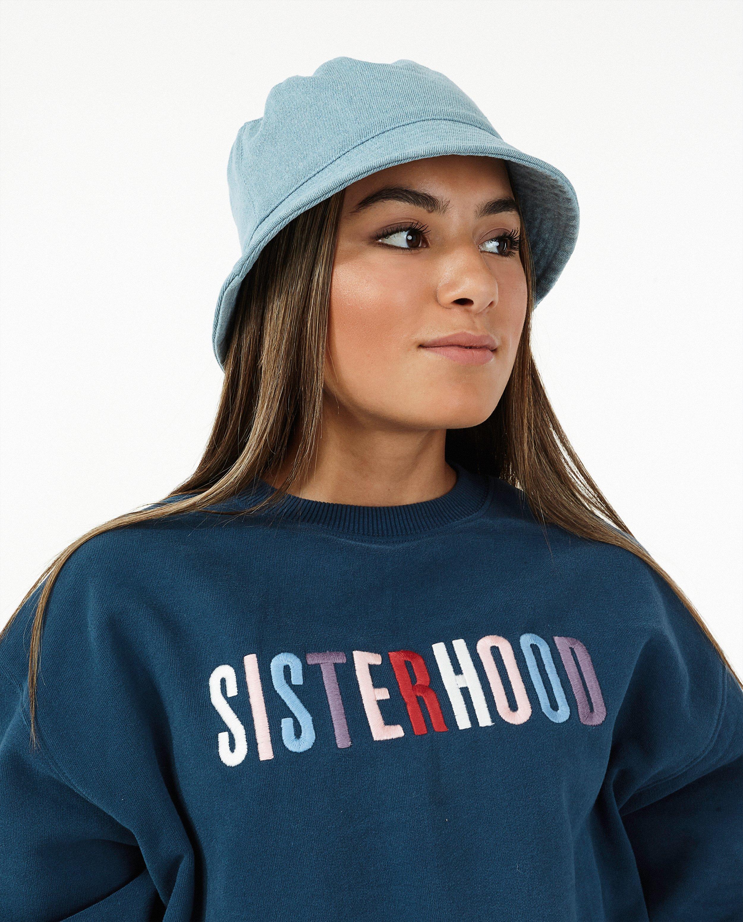 Blauw vissershoedje Nour en Fatma - denim - Nour en Fatma