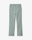 Pantalons - Pantalon vert à carreaux Maude