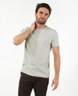 T-shirts - Biokatoenen T-shirt in grijs