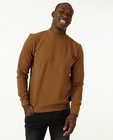 Sweaters - Bruine gemêleerde trui