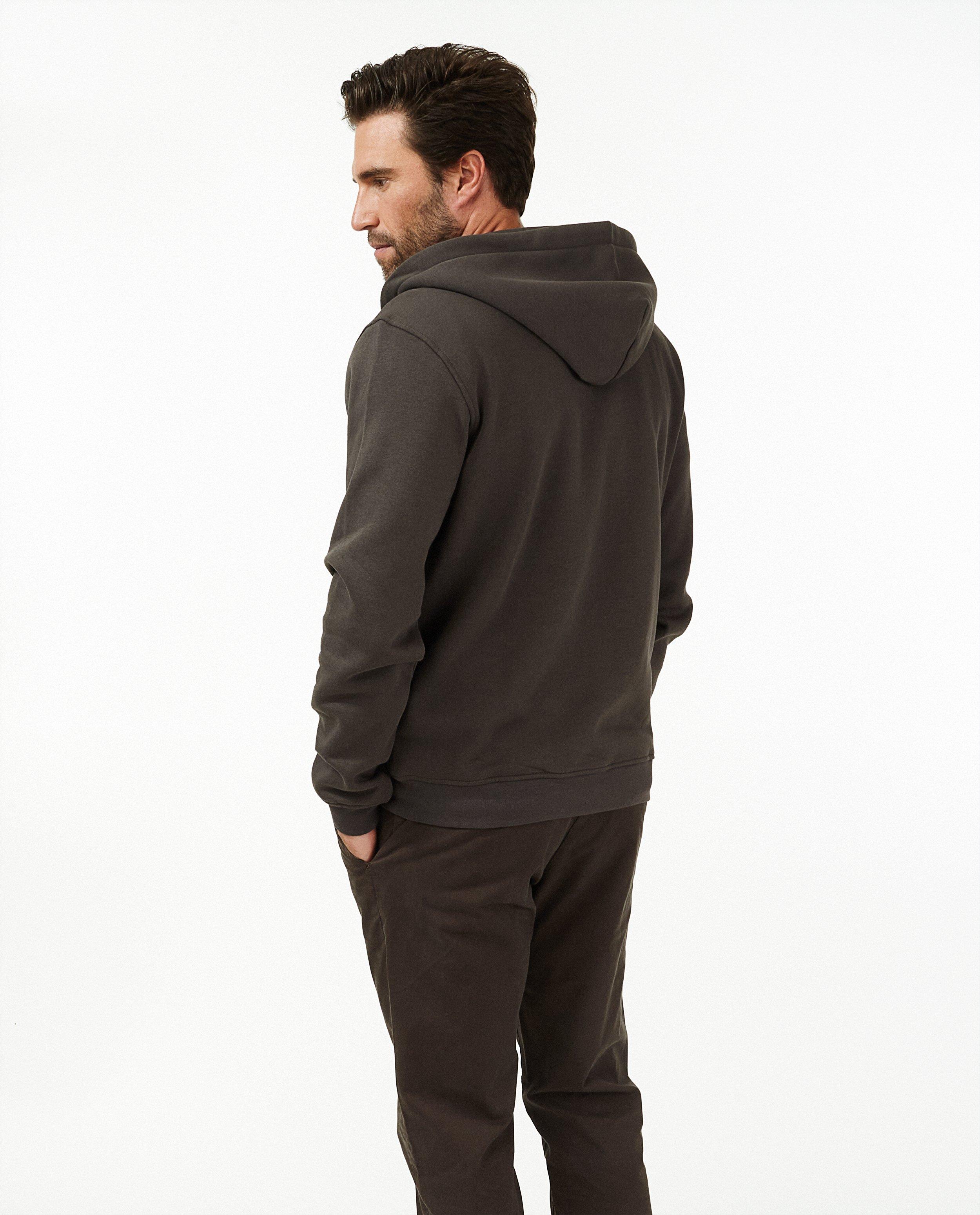 Sweats - Hoodie brun avec fermeture à glissière