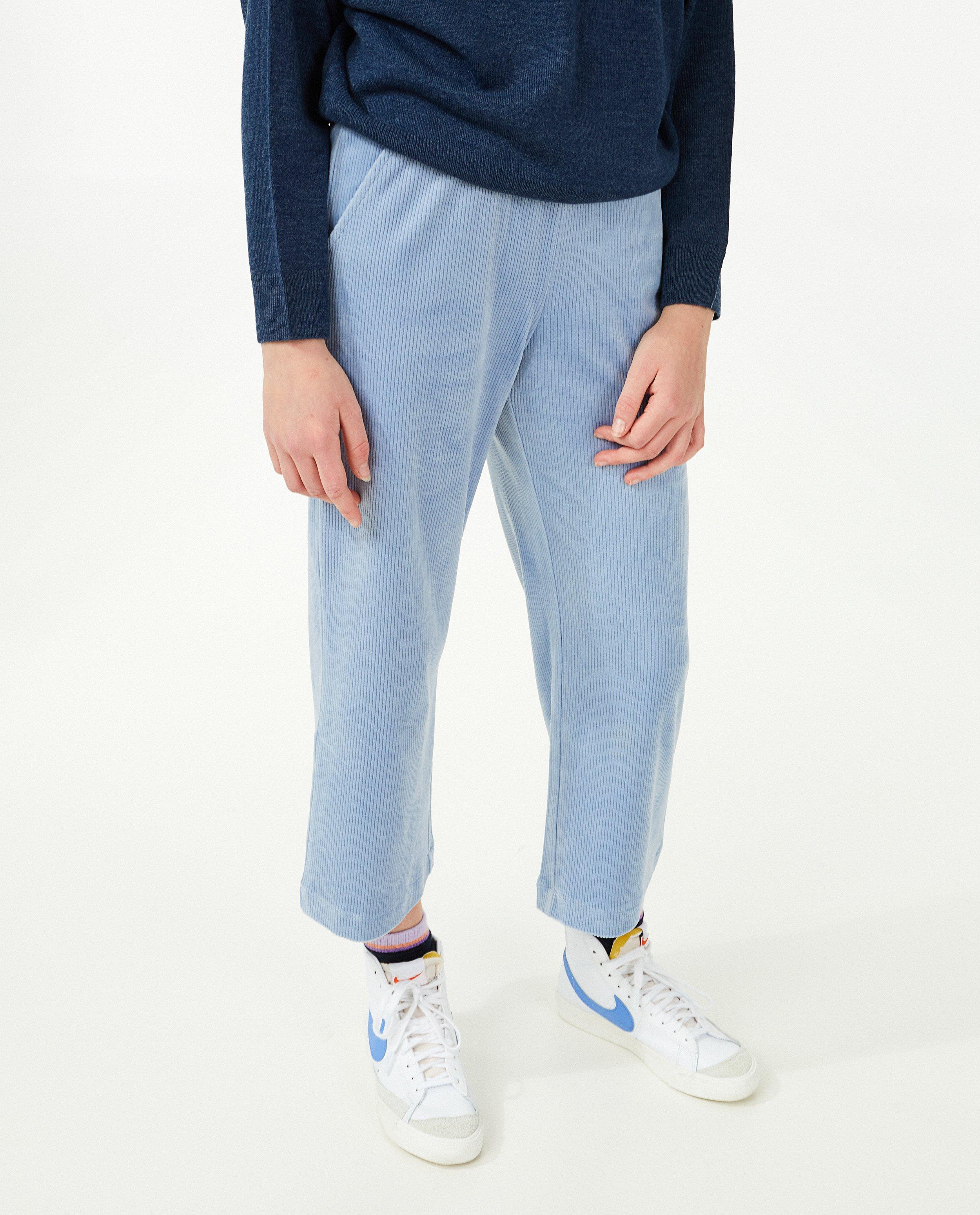 Broeken - Roze broek van ribfluweel BESTies