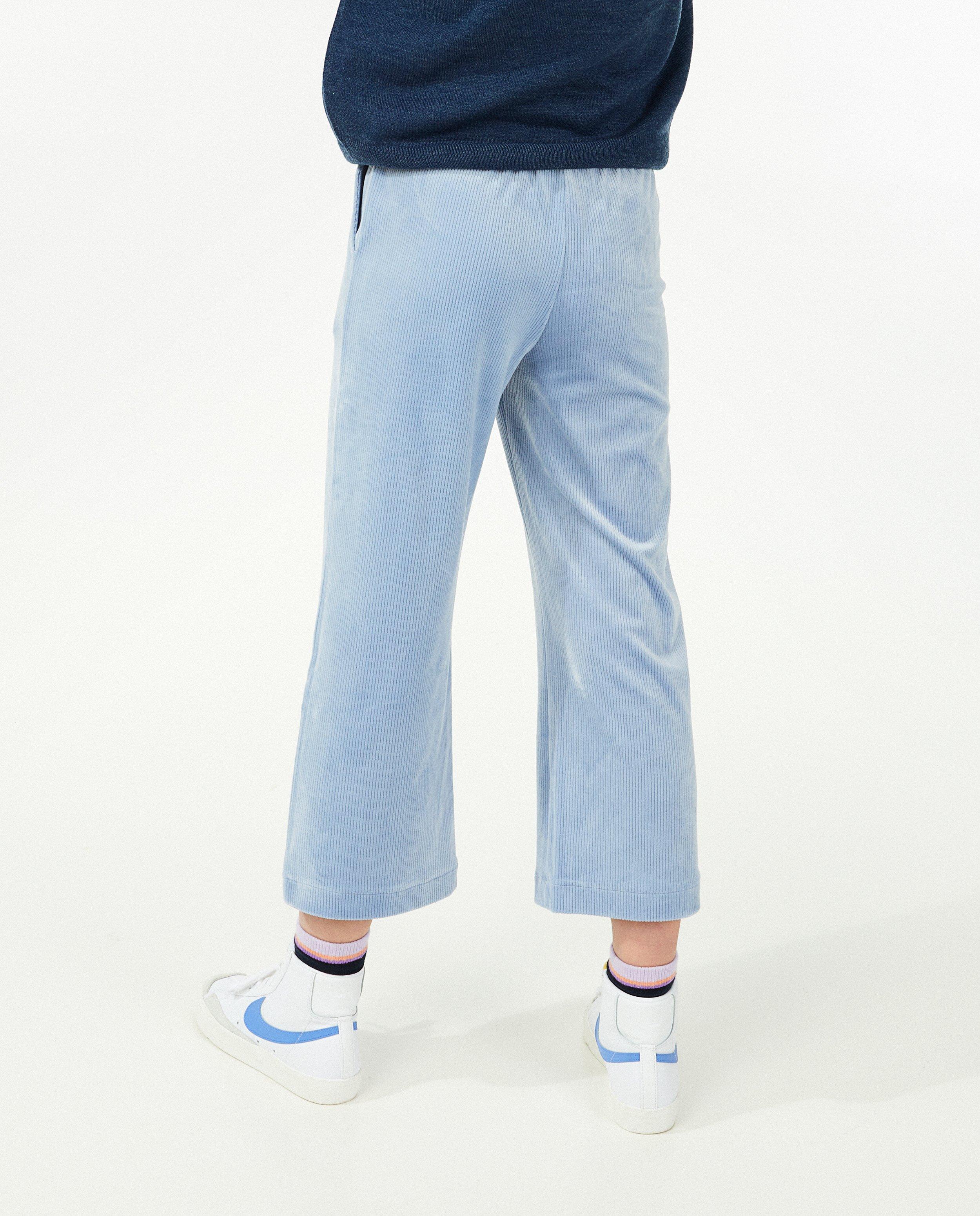 Broeken - Roze broek van ribfluweel BESTies