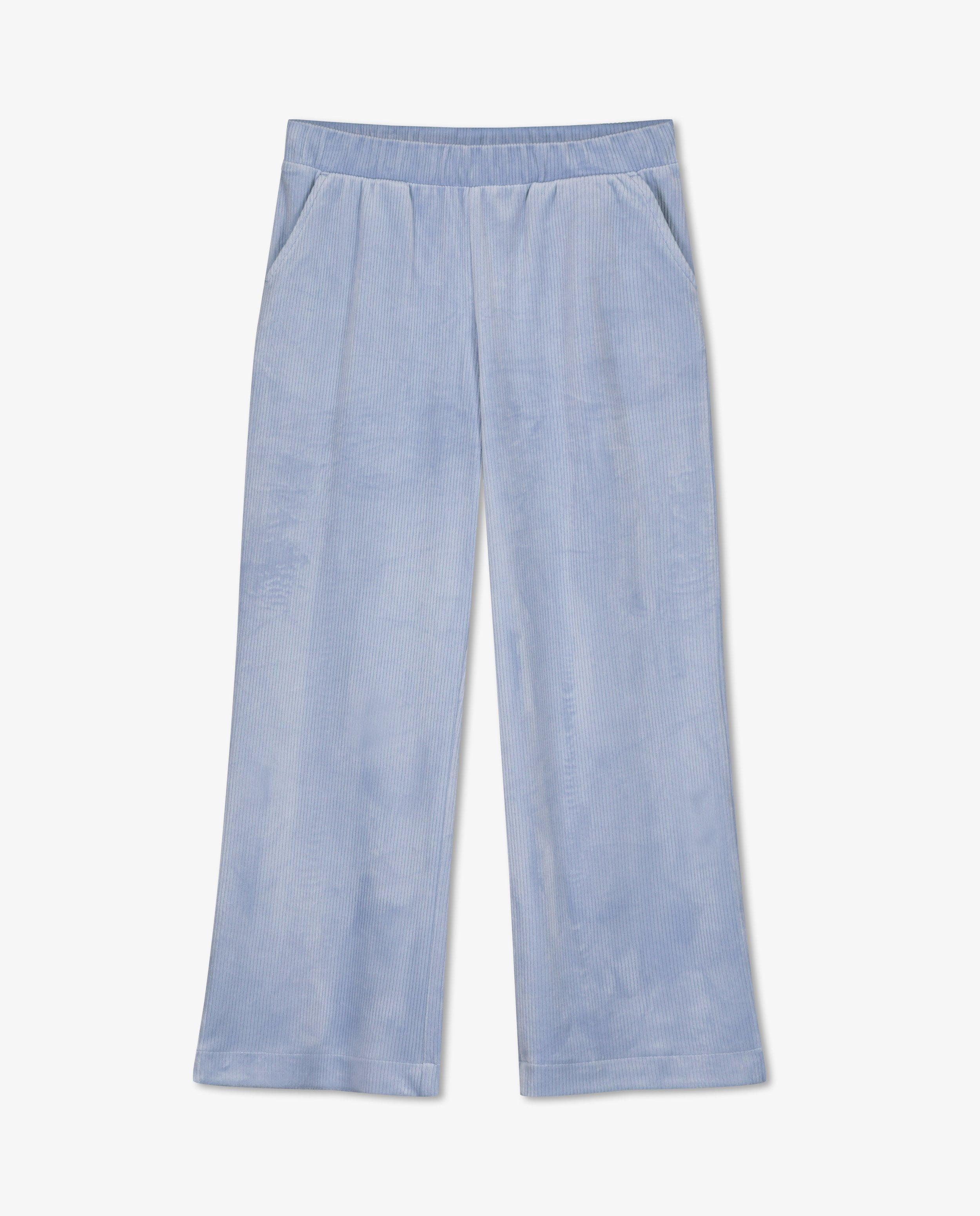 Broeken - Roze broek van ribfluweel BESTies