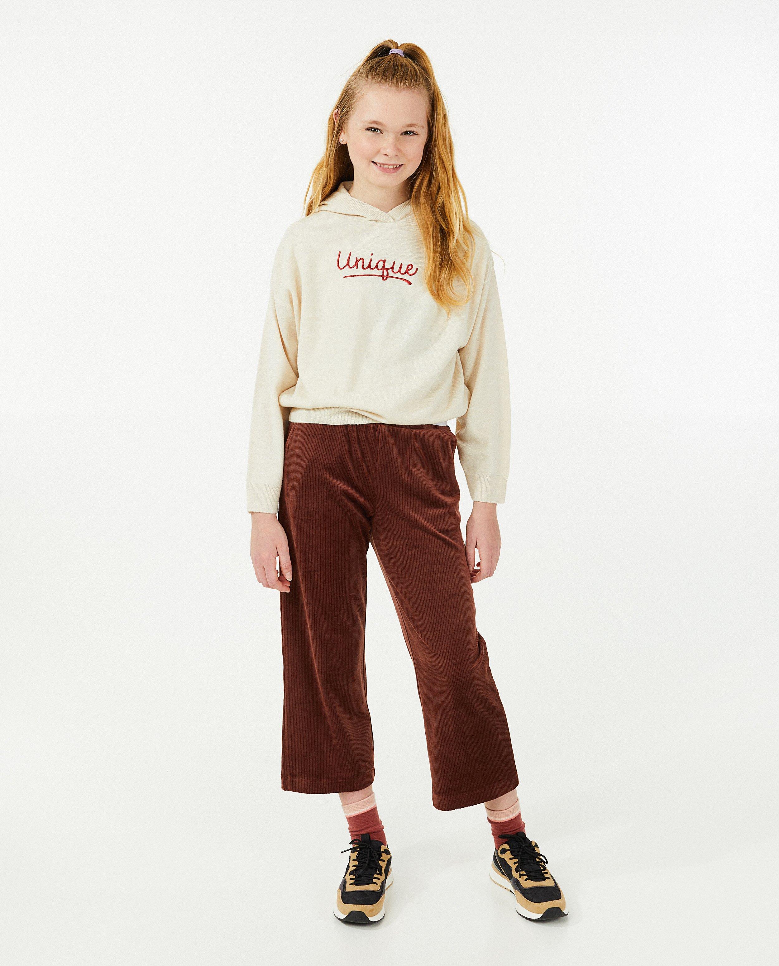 Pantalon rose foncé en velours côtelé BESTies - long - Besties