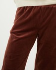 Broeken - Roze broek van ribfluweel BESTies