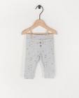Pantalon évolutif bleu clair - unisexe - à imprimé intégral - Newborn 50-68