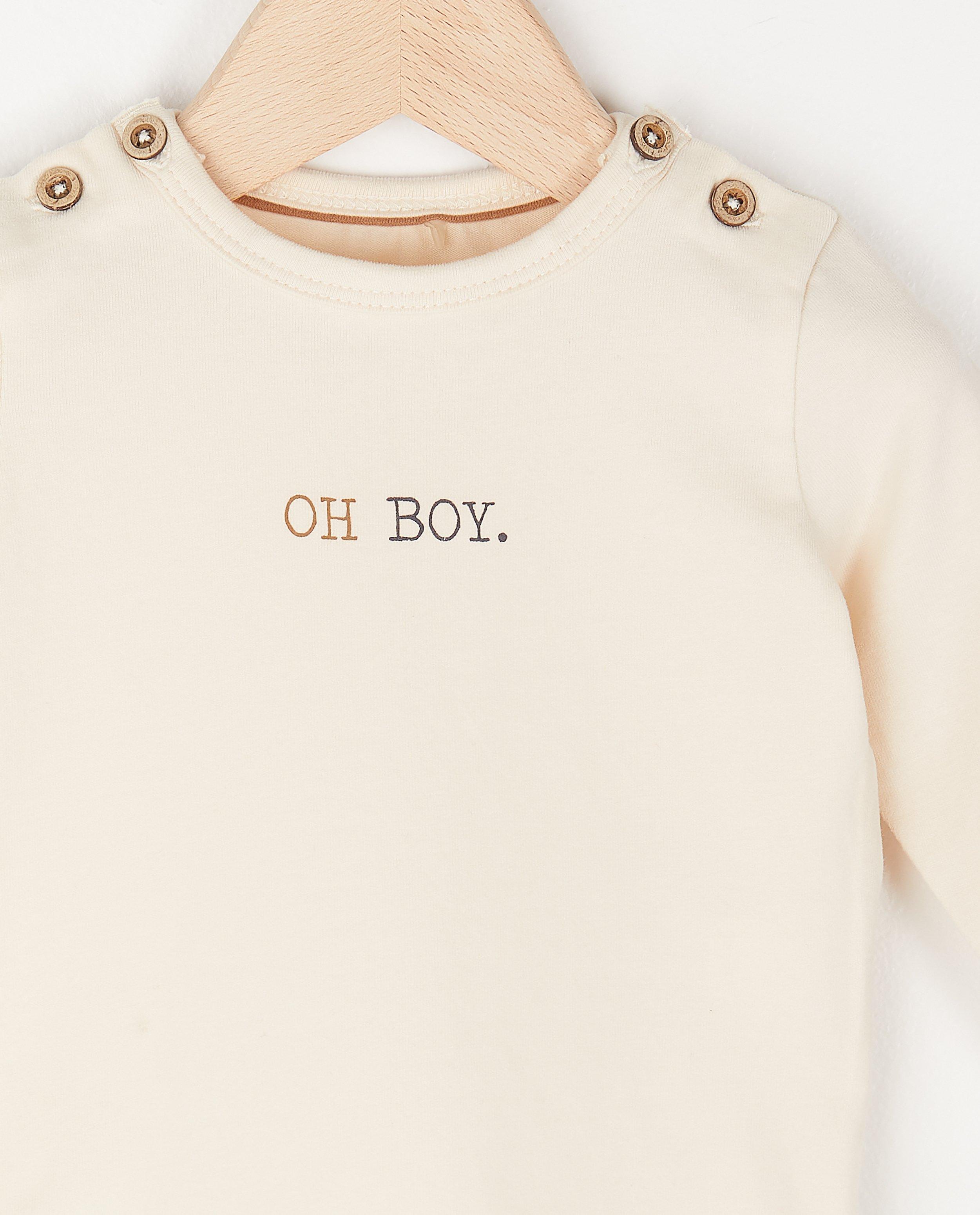 T-shirts - Offwhite longsleeve - unisex
