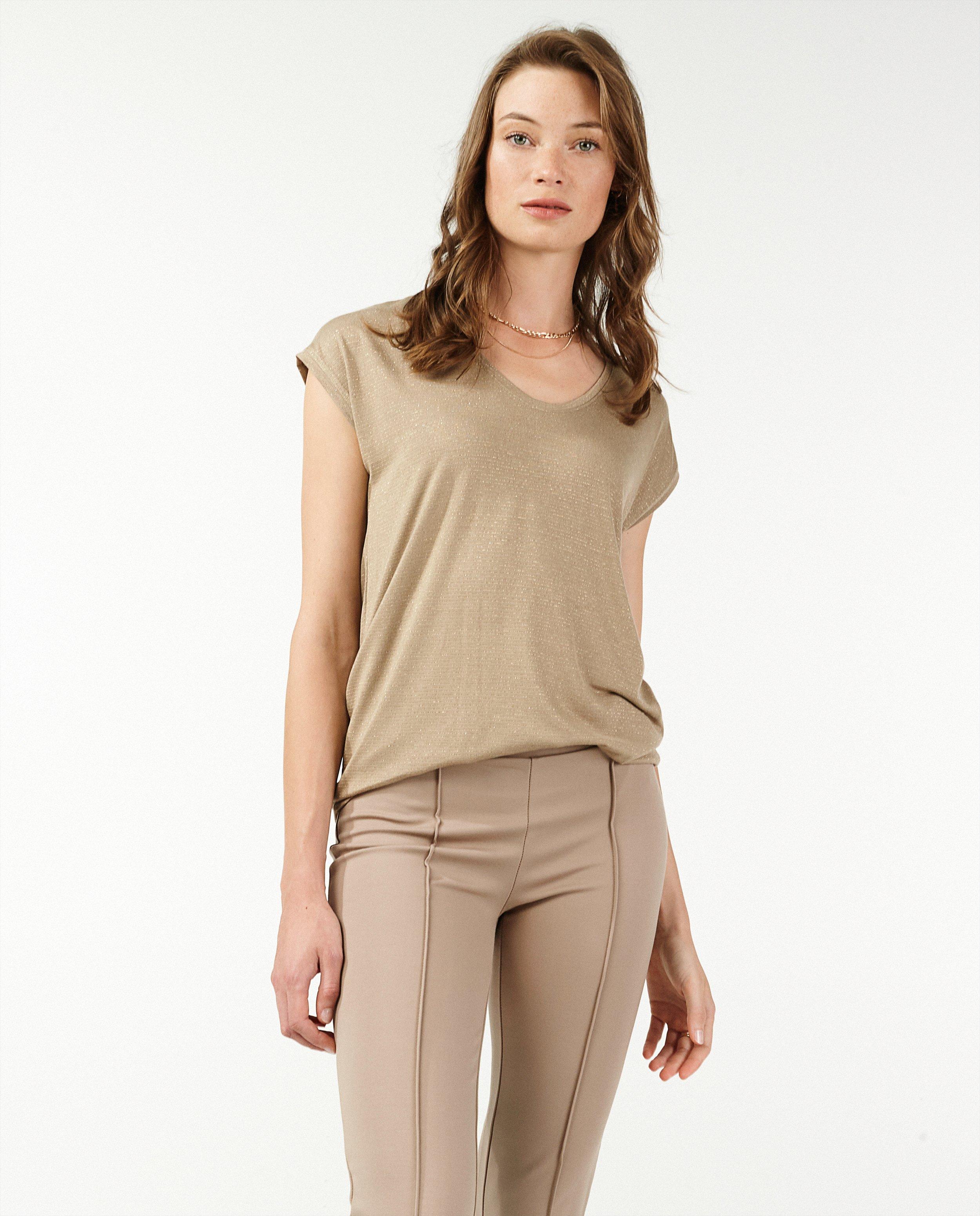 Broeken - Zwarte mid waist flared broek Pieces