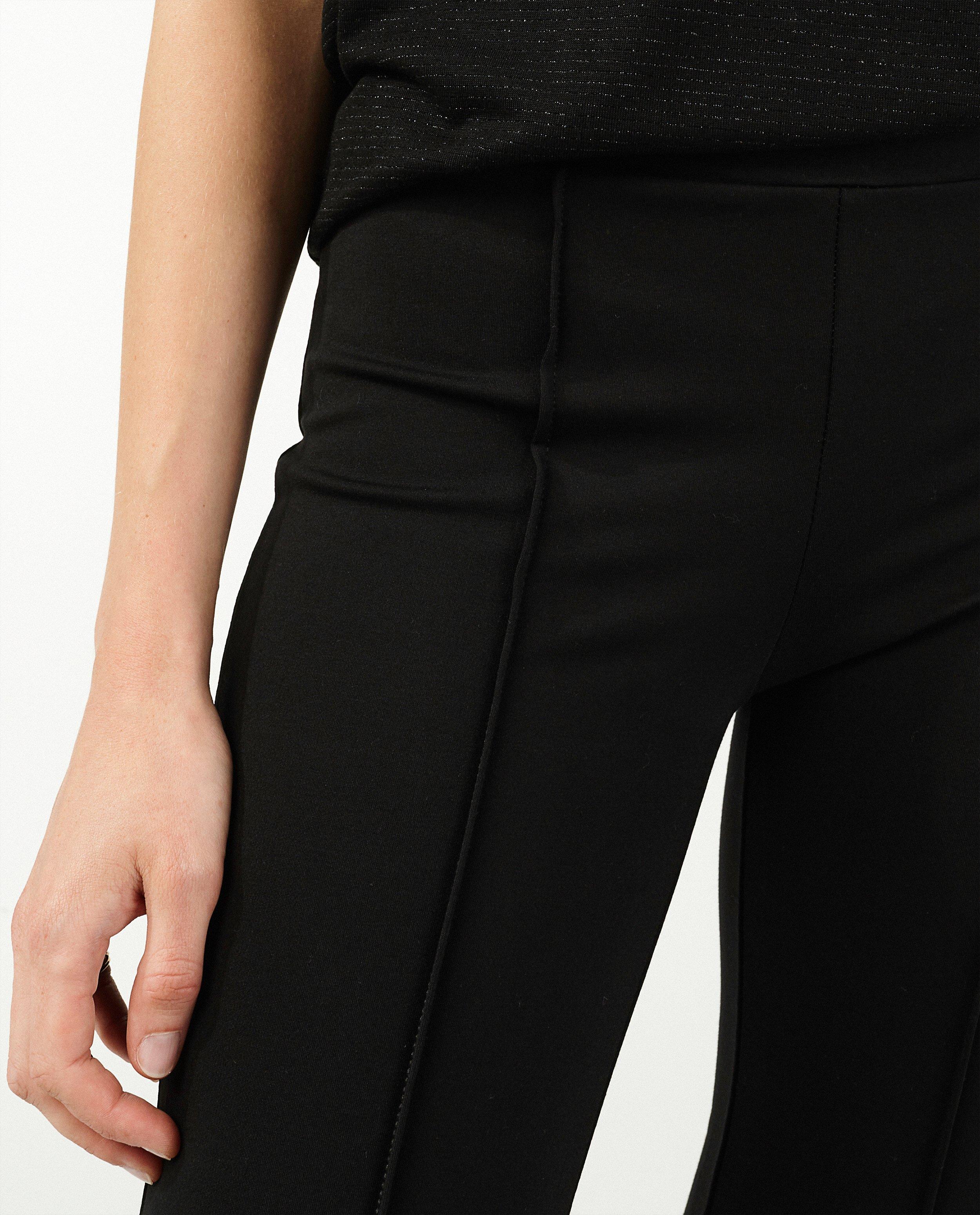 Pieces PCHIGHSKIN FLARED PANT BLC NOOS BC 17119933 zwart-antraciet 1 kopen  bij The Stone