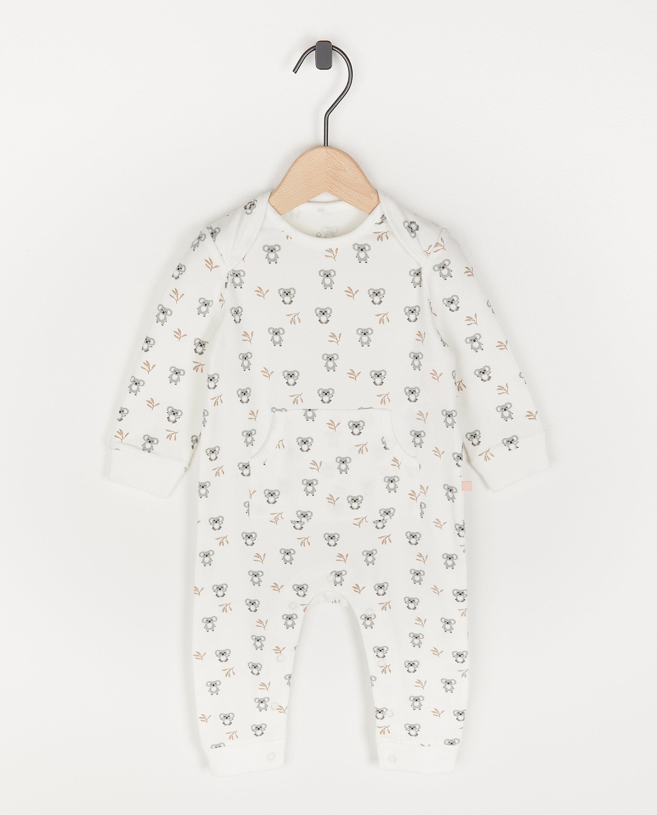 Pyjama blanc avec un imprimé à koalas - intégral - Cuddles and Smiles