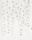 Nachtkleding - Wit pyjamaatje met koala-print