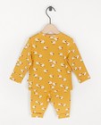Nachtkleding - Gele unisex pyjama met schaapjes