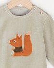 Pyjamas - Pyjama gris avec un écureuil