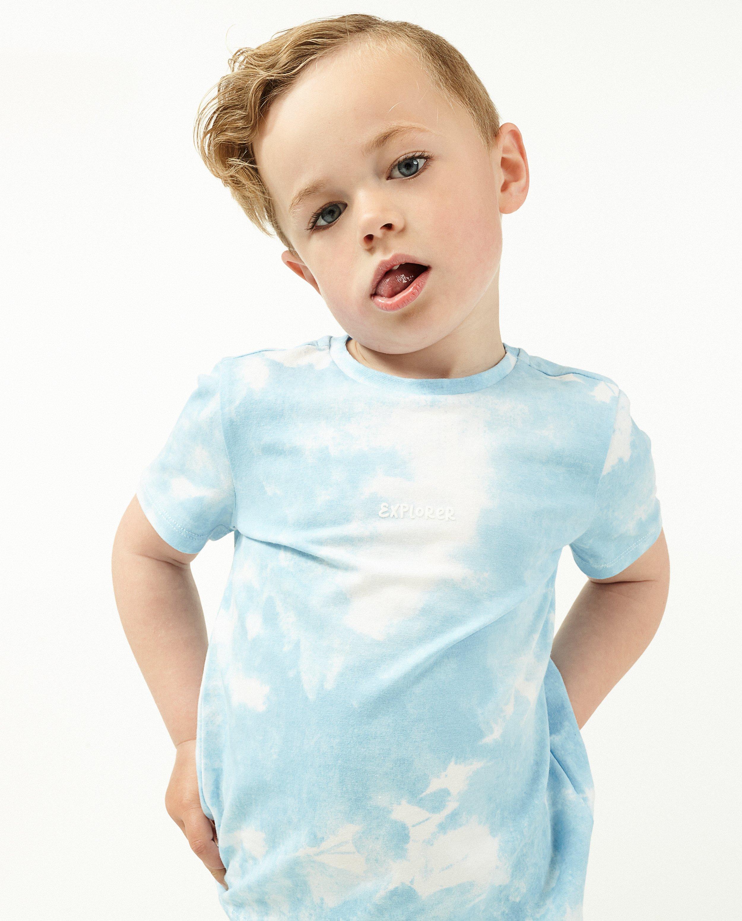 T-shirts - T-shirt vert avec tie dye