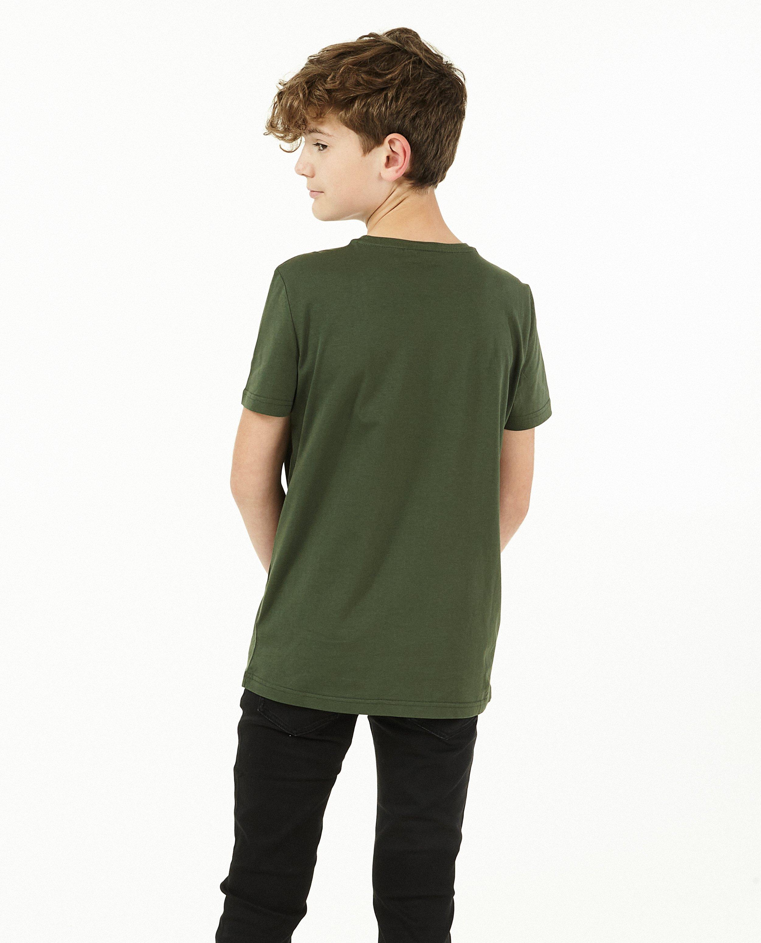 T-shirts - Groen T-shirt met borstzak