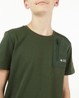 T-shirts - T-shirt vert avec poche de poitrine