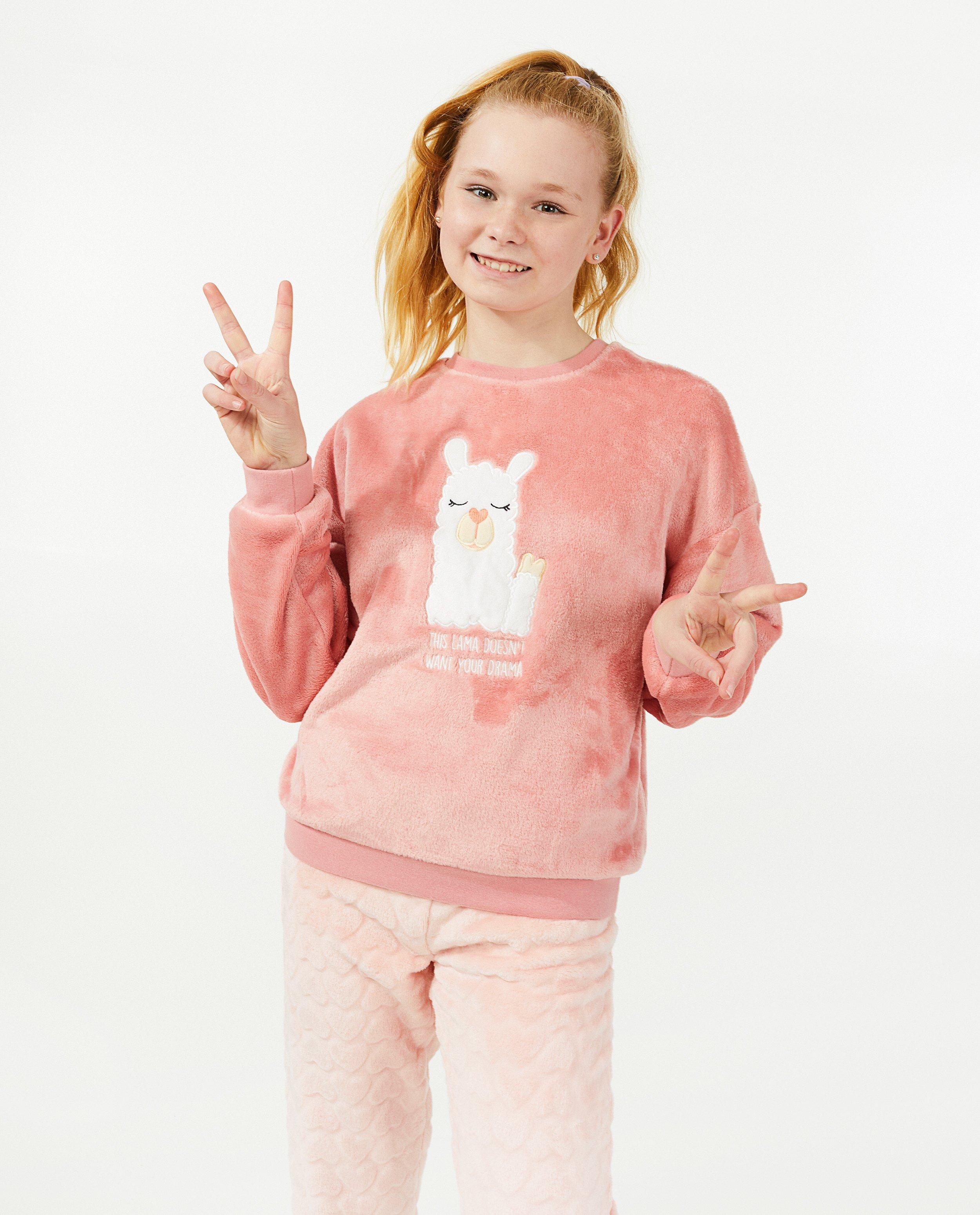 Roze pyjama met lama - Product Detail - roze - afbeelding nummer 3