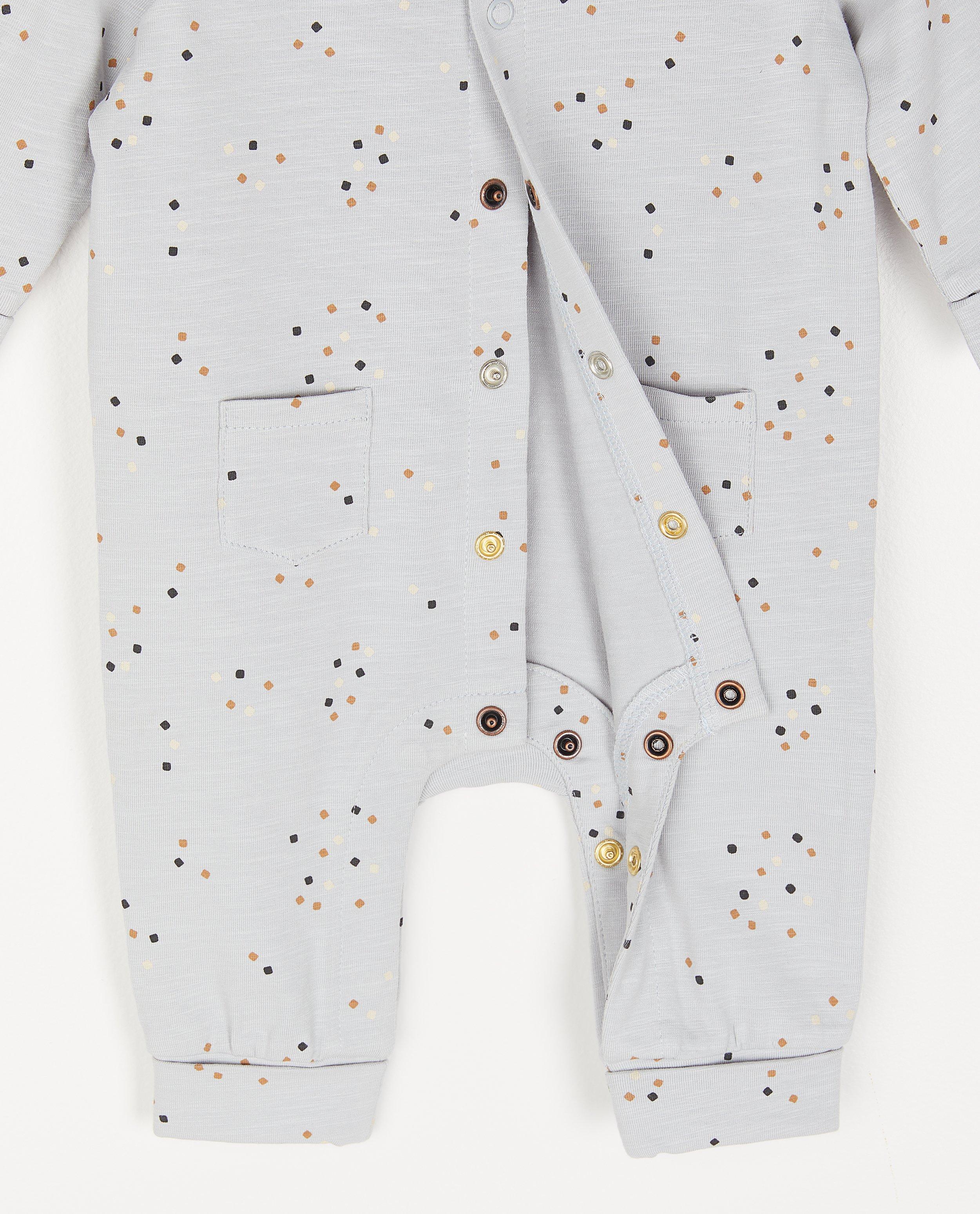 Jumpsuits - Unisex meegroeikruippakje in blauw
