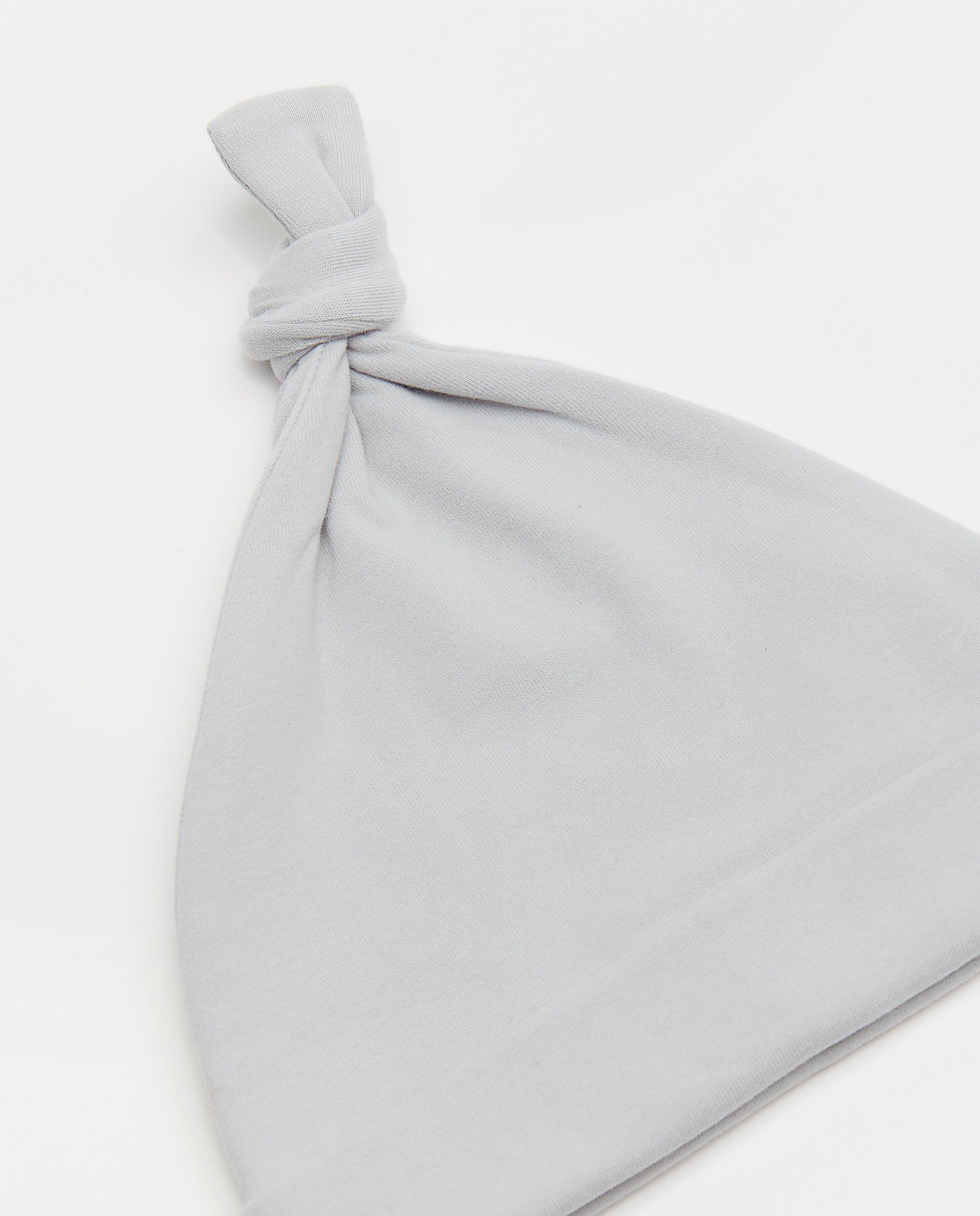 Breigoed - Blauw unisex mutsje