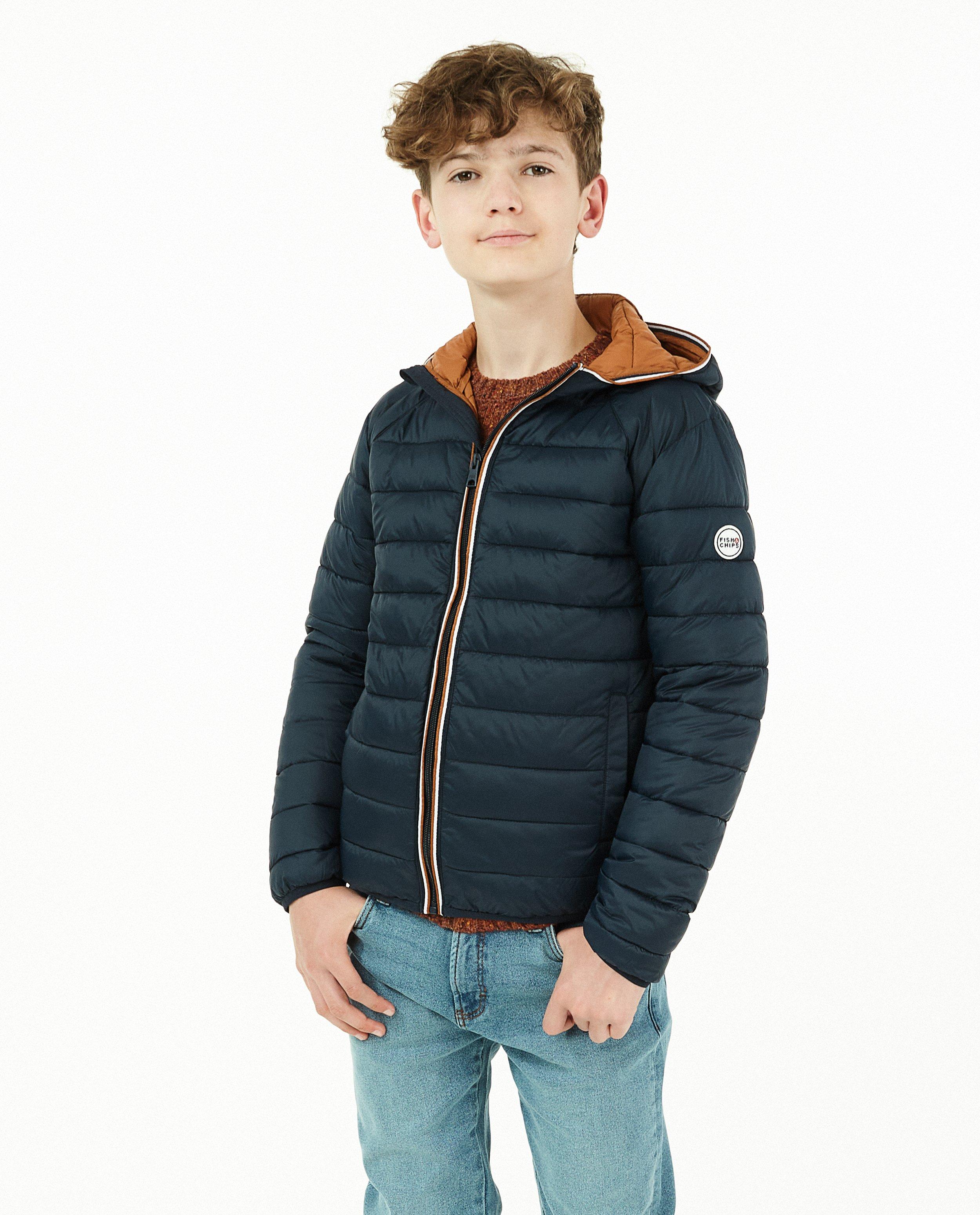 Veste bleue recyclée - Détails du produit - bleu foncé - image numéro 2