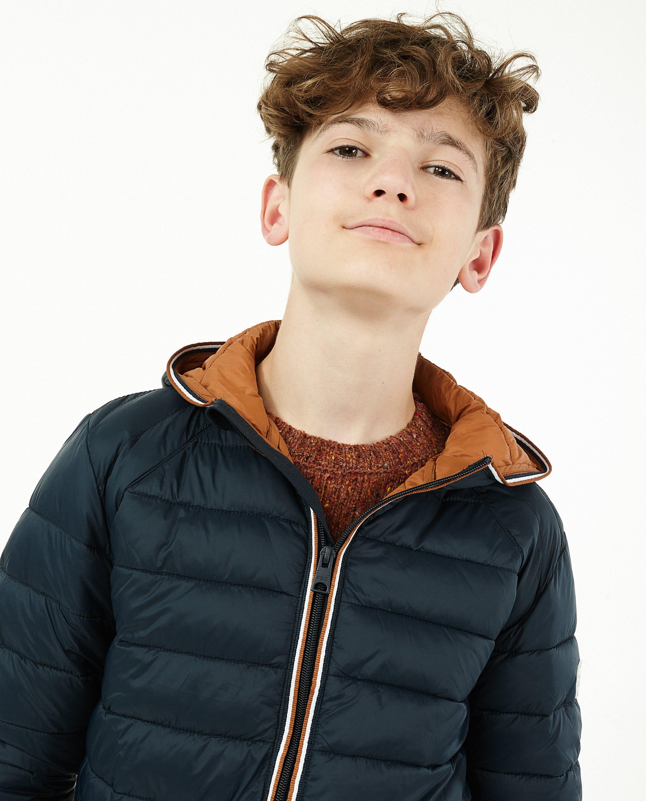 Veste bleue recyclée - Détails du produit - bleu foncé - image numéro 4