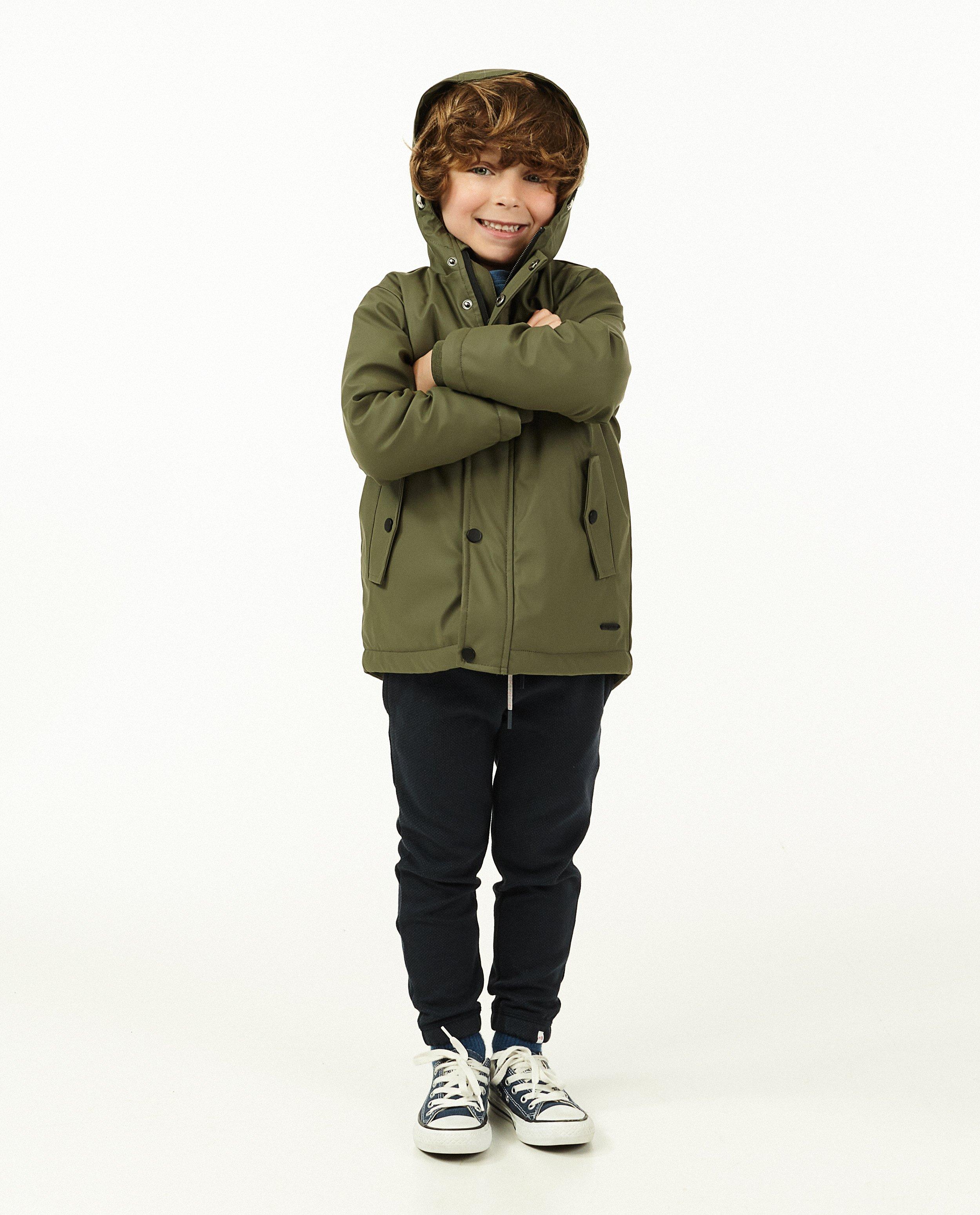 Groene regenjas, 2-7 jaar - null - Fish & Chips
