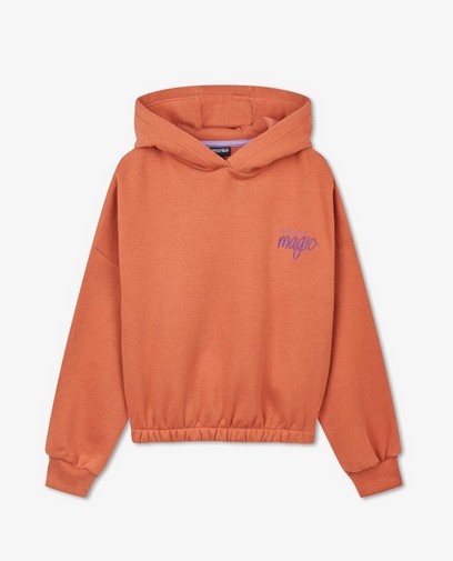 Hoodie brun avec une inscription Garde de Nuit Hoodie brun avec une inscription Garde de Nuit