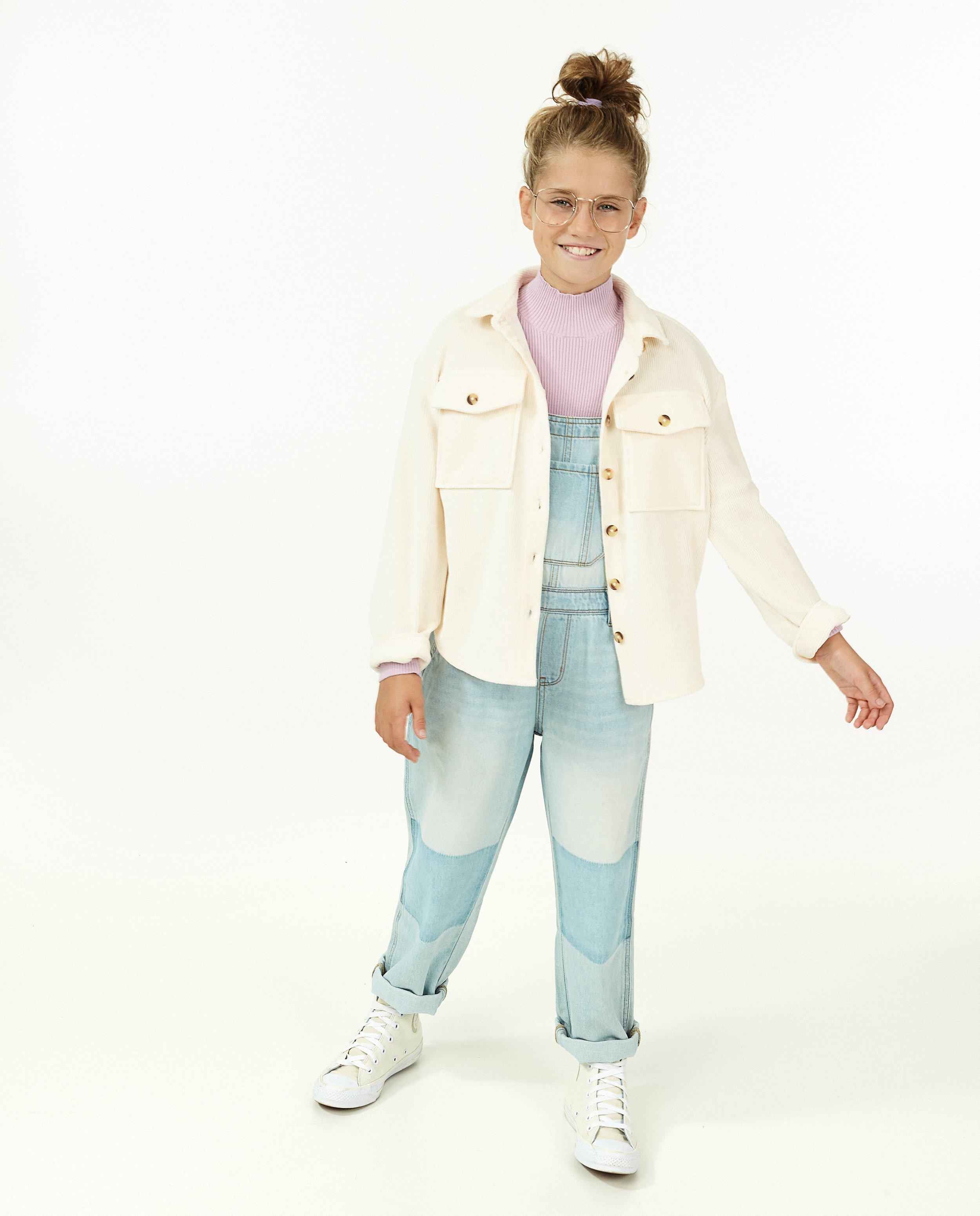 Ribfluwelen overhemd in offwhite #LikeMe - oversized - Like Me