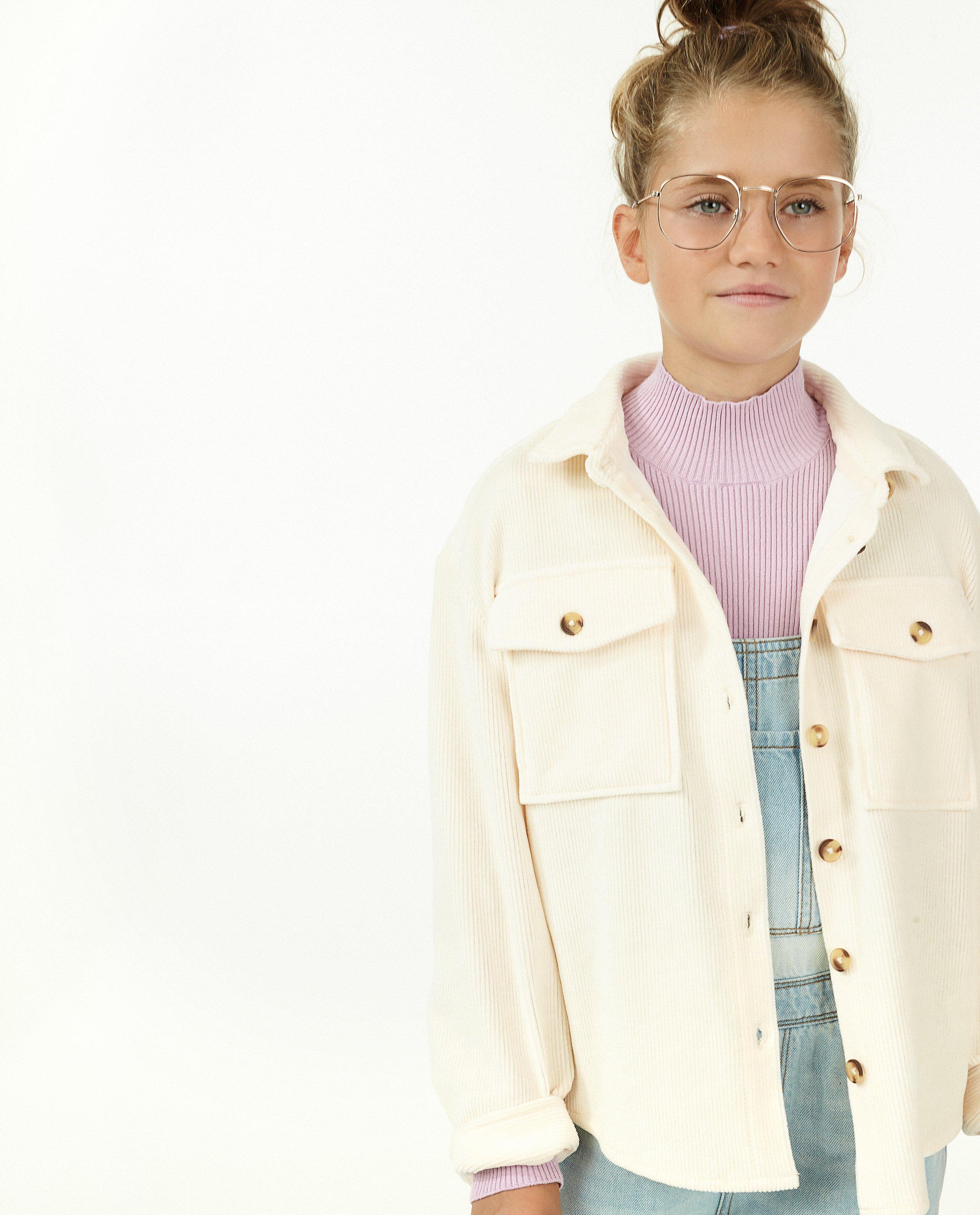 Hemden - Ribfluwelen overhemd in offwhite #LikeMe