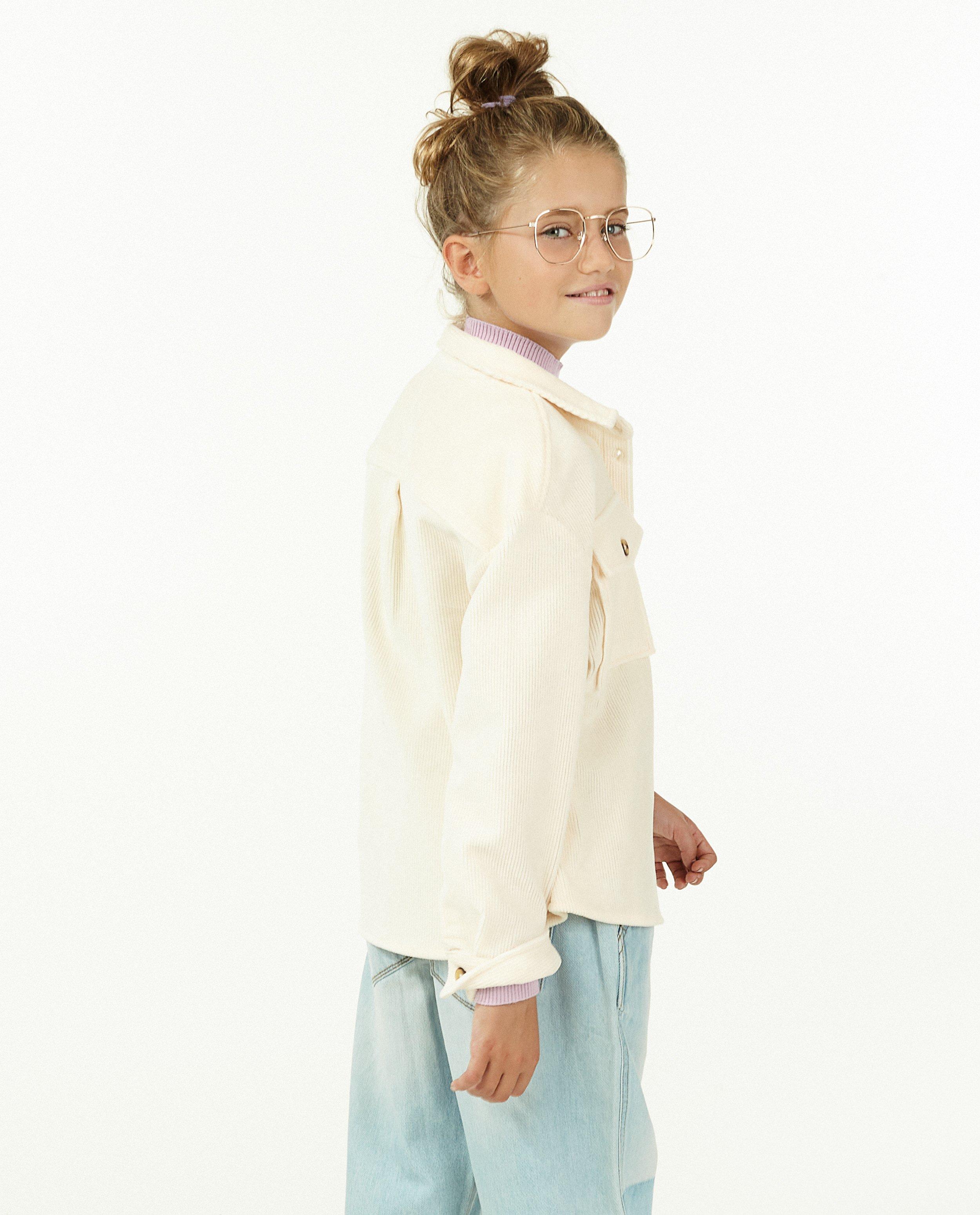 Hemden - Ribfluwelen overhemd in offwhite #LikeMe