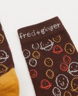 Chaussettes - Chaussettes brunes à imprimé Fred + Ginger