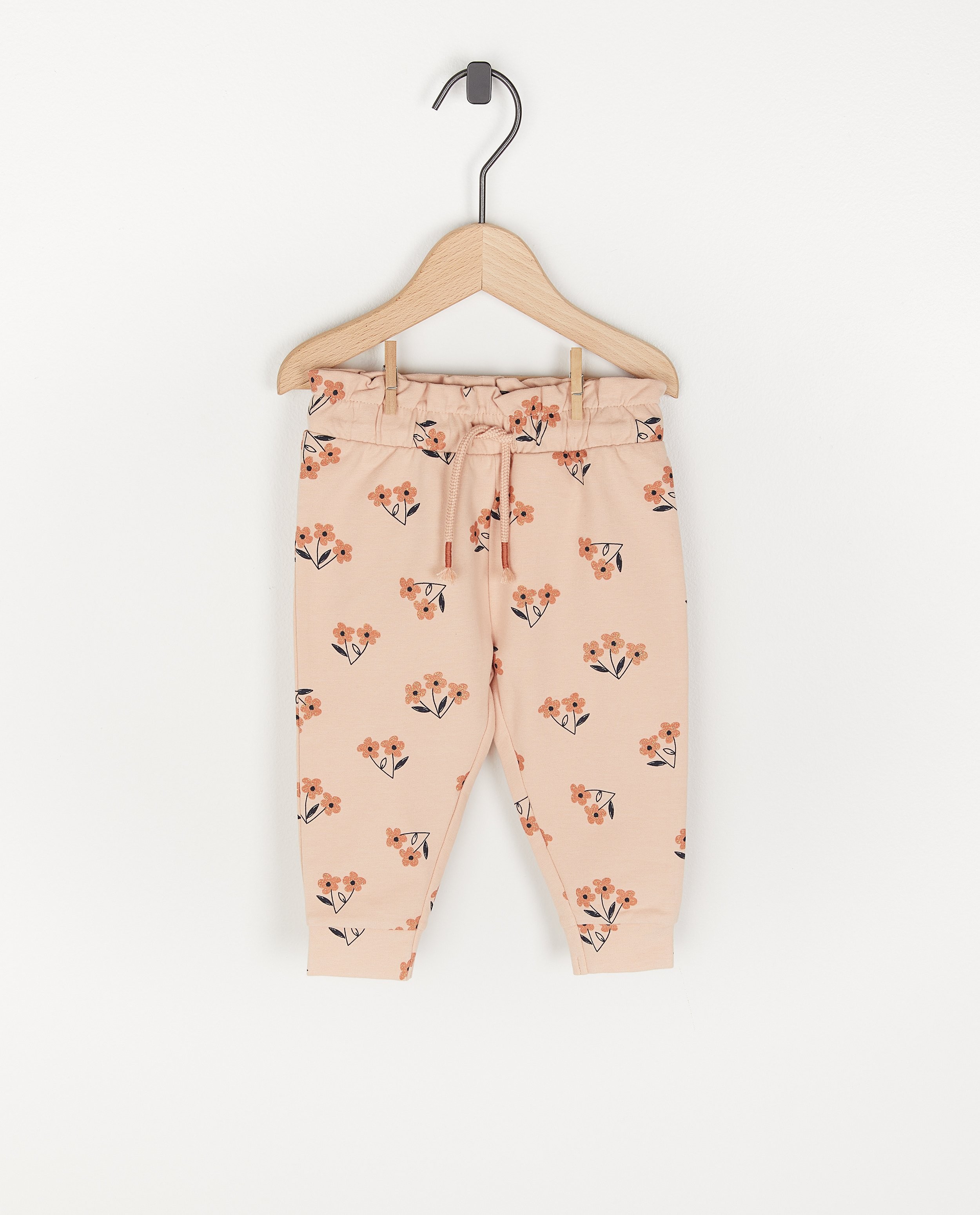 Roze jogger met print - null - Cuddles and Smiles