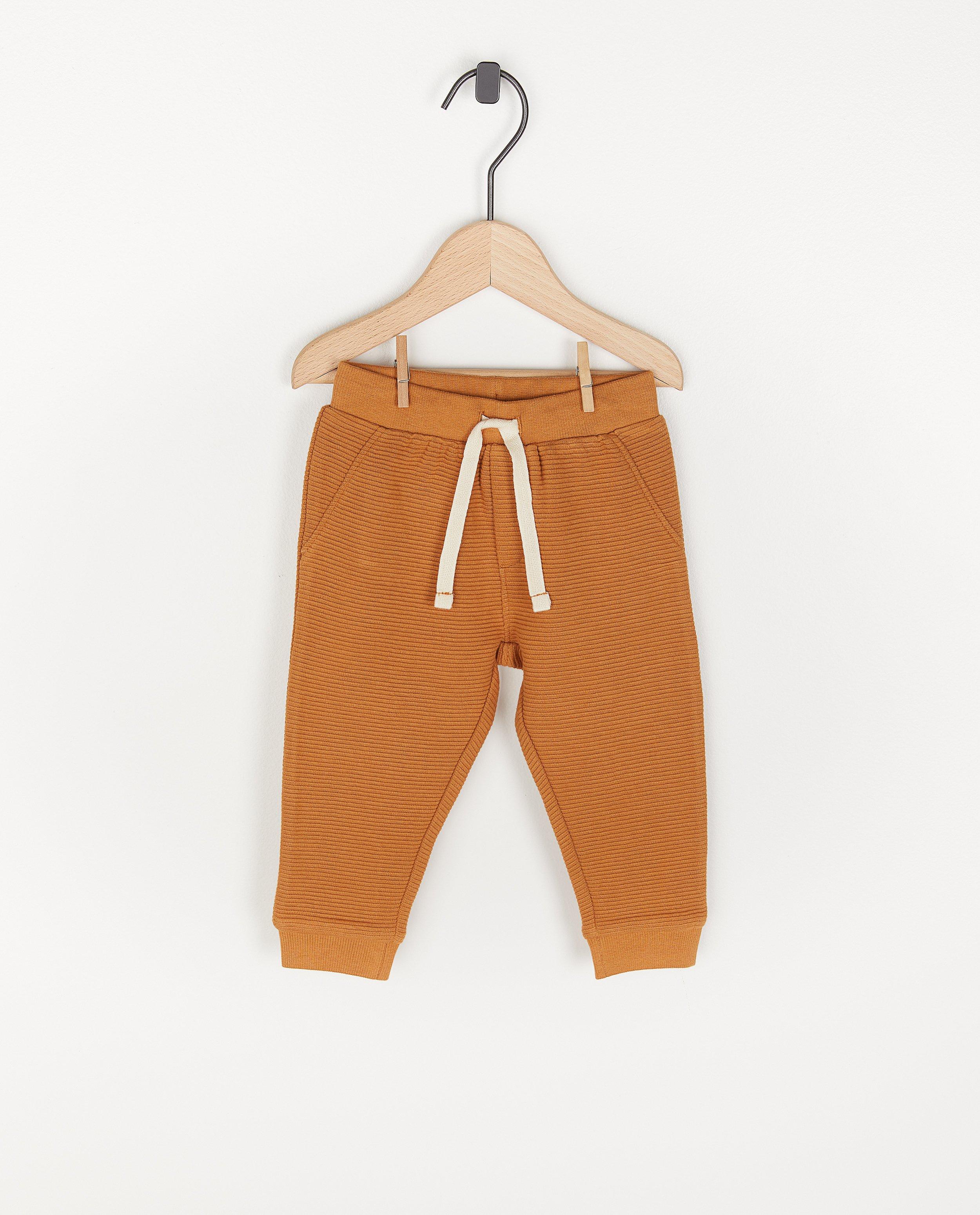 Pantalon molletonné à côtes, unisexe - avec du stretch - Cuddles and Smiles