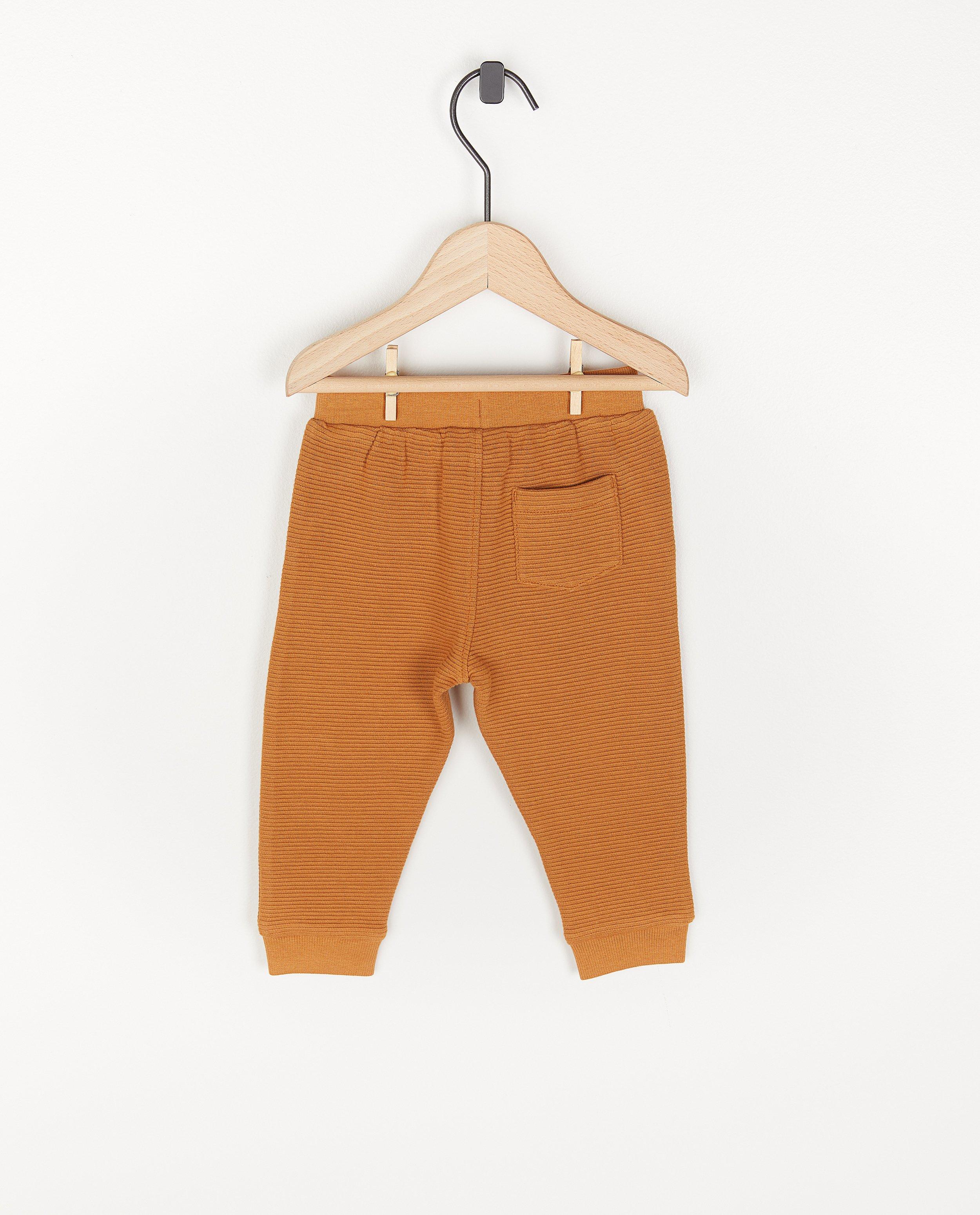 Pantalons - Pantalon molletonné à côtes, unisexe