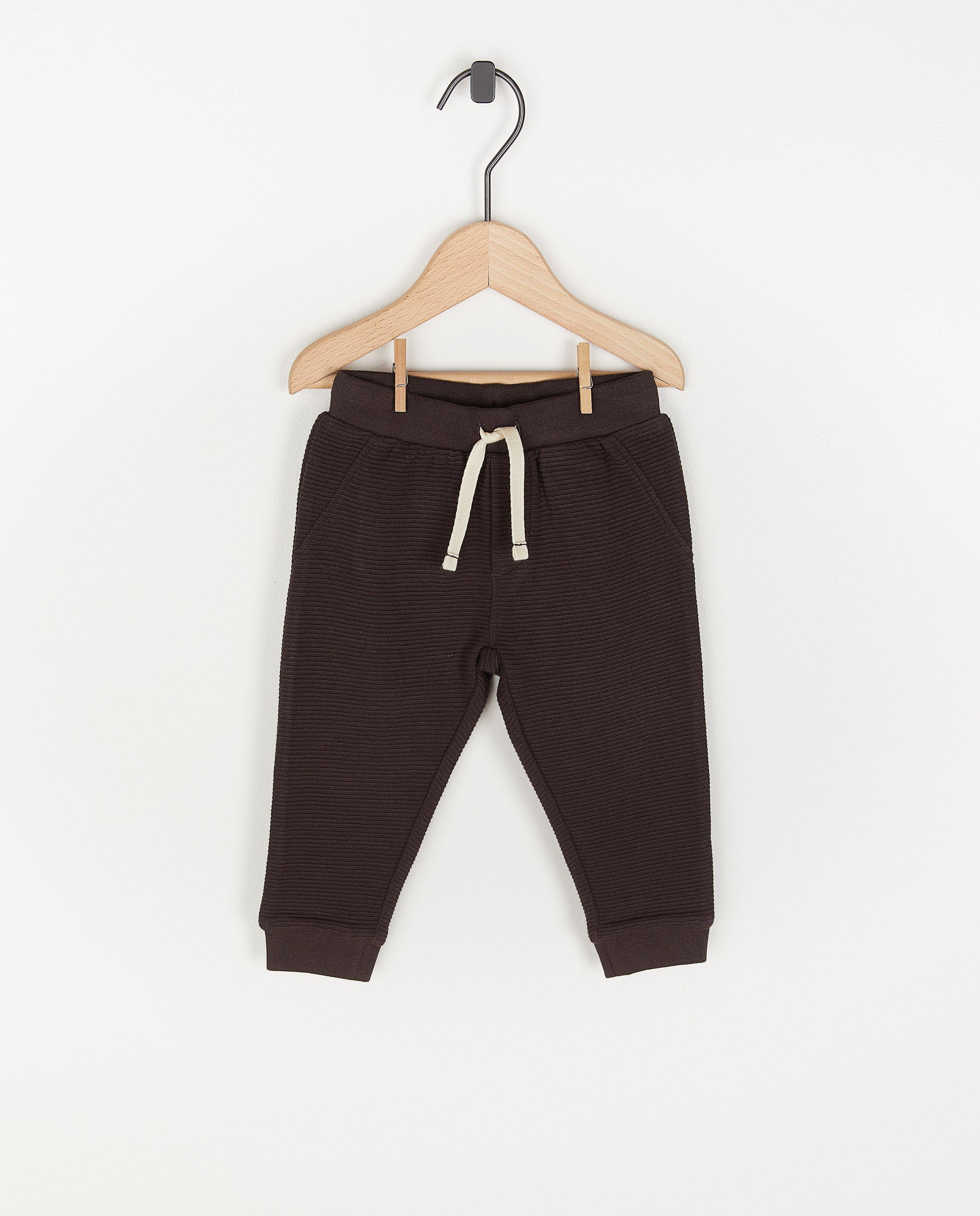Pantalon molletonné à côtes, unisexe - avec du stretch - Cuddles and Smiles