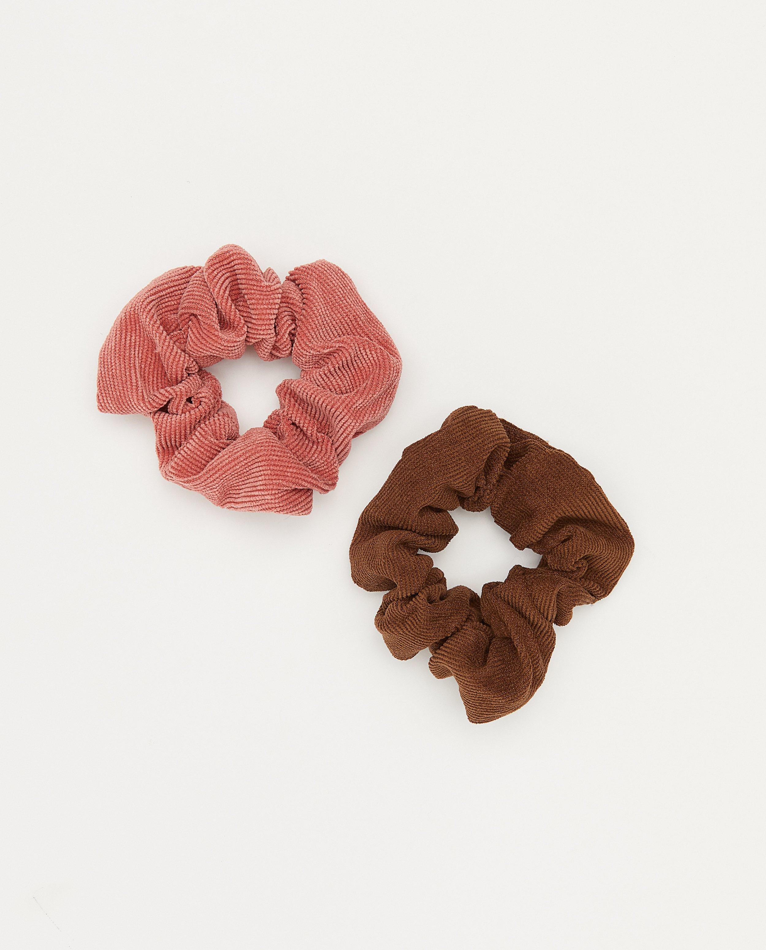 Lot de 2 chouchous côtelés - rose et brun - Cuddles and Smiles