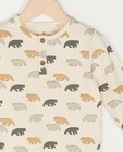 T-shirts - Unisex longsleeve met dierenprint
