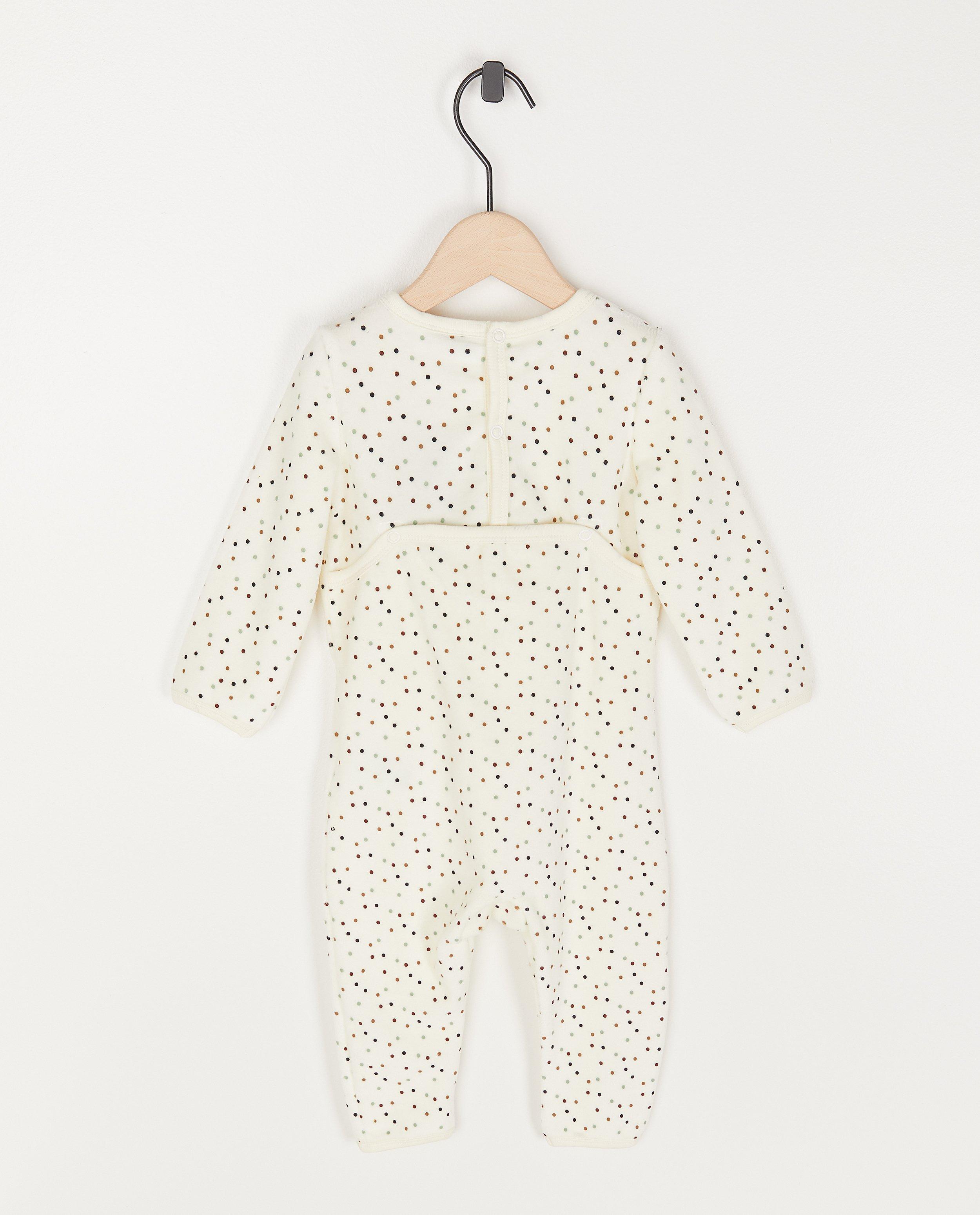 Witte pyjama met stippen Bumba - Product Detail - wit - afbeelding nummer 2