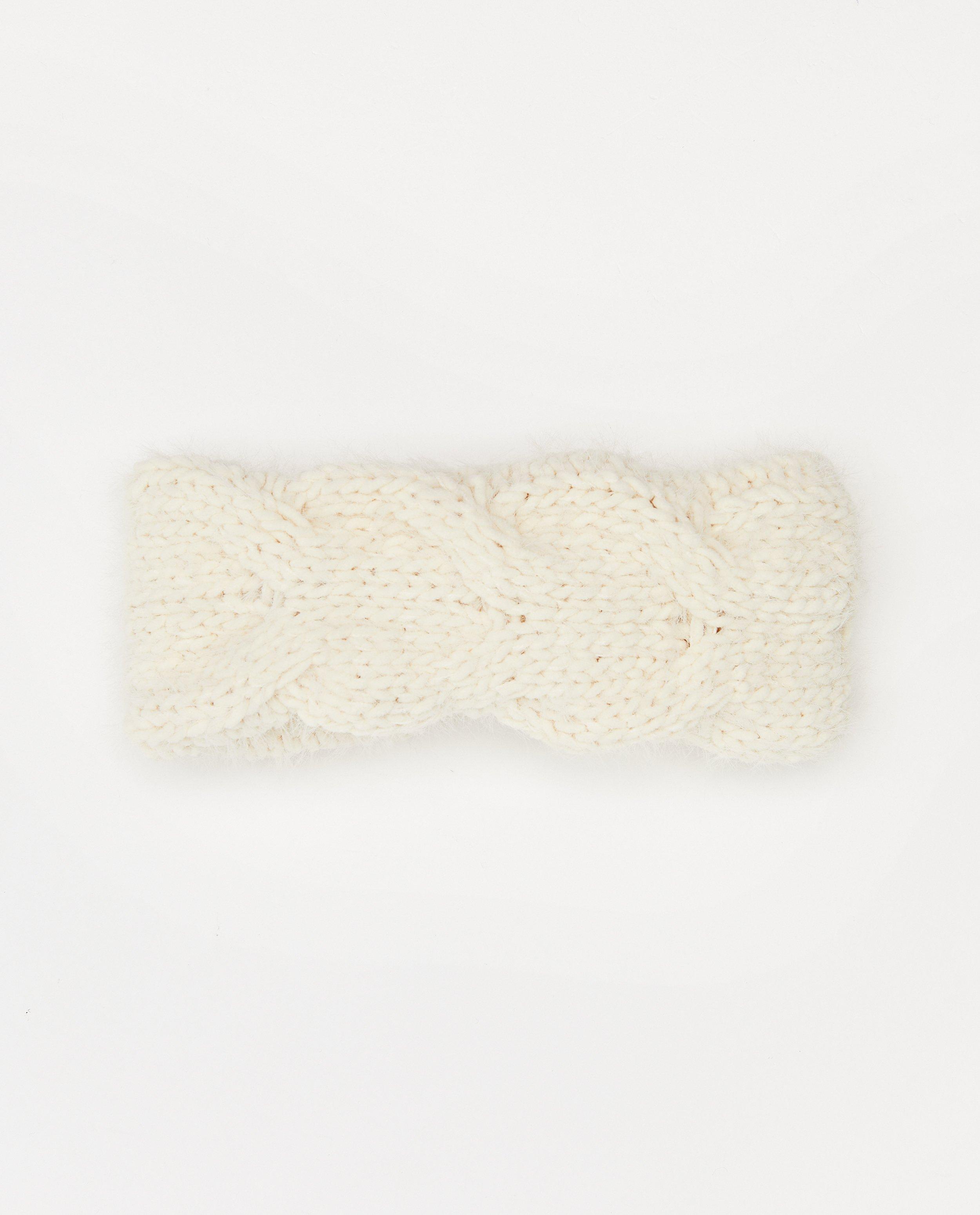 Breigoed - Witte hoofdband met strik K3