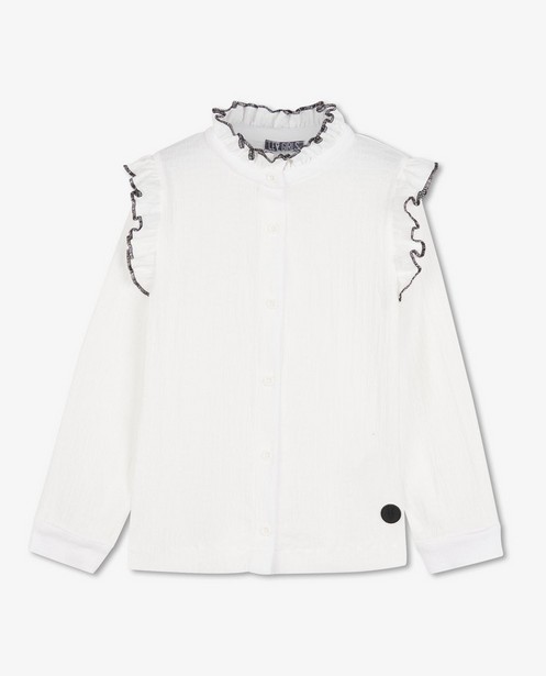 Witte blouse met ruches Levv - null - Levv