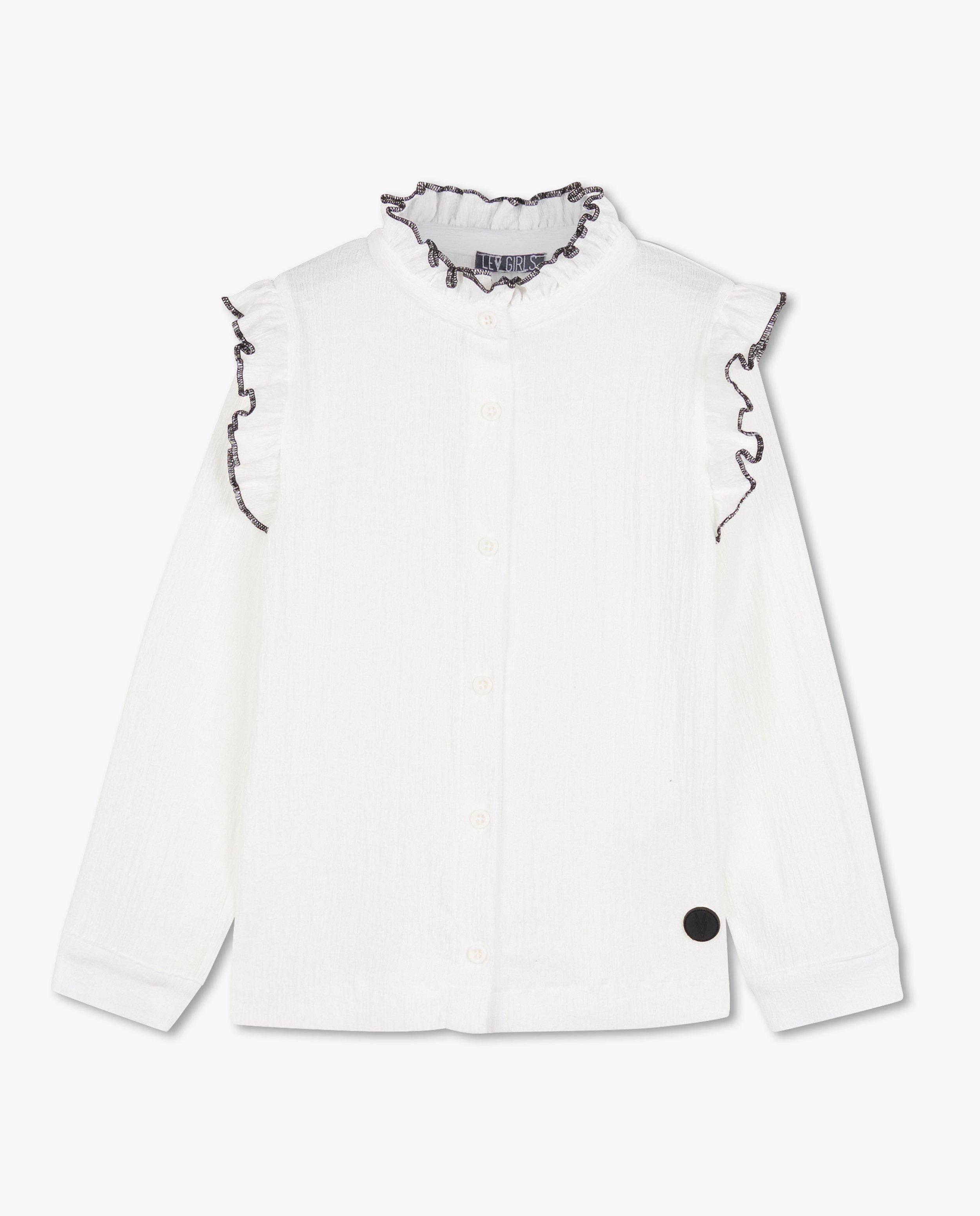 Witte blouse met ruches Levv - null - Levv